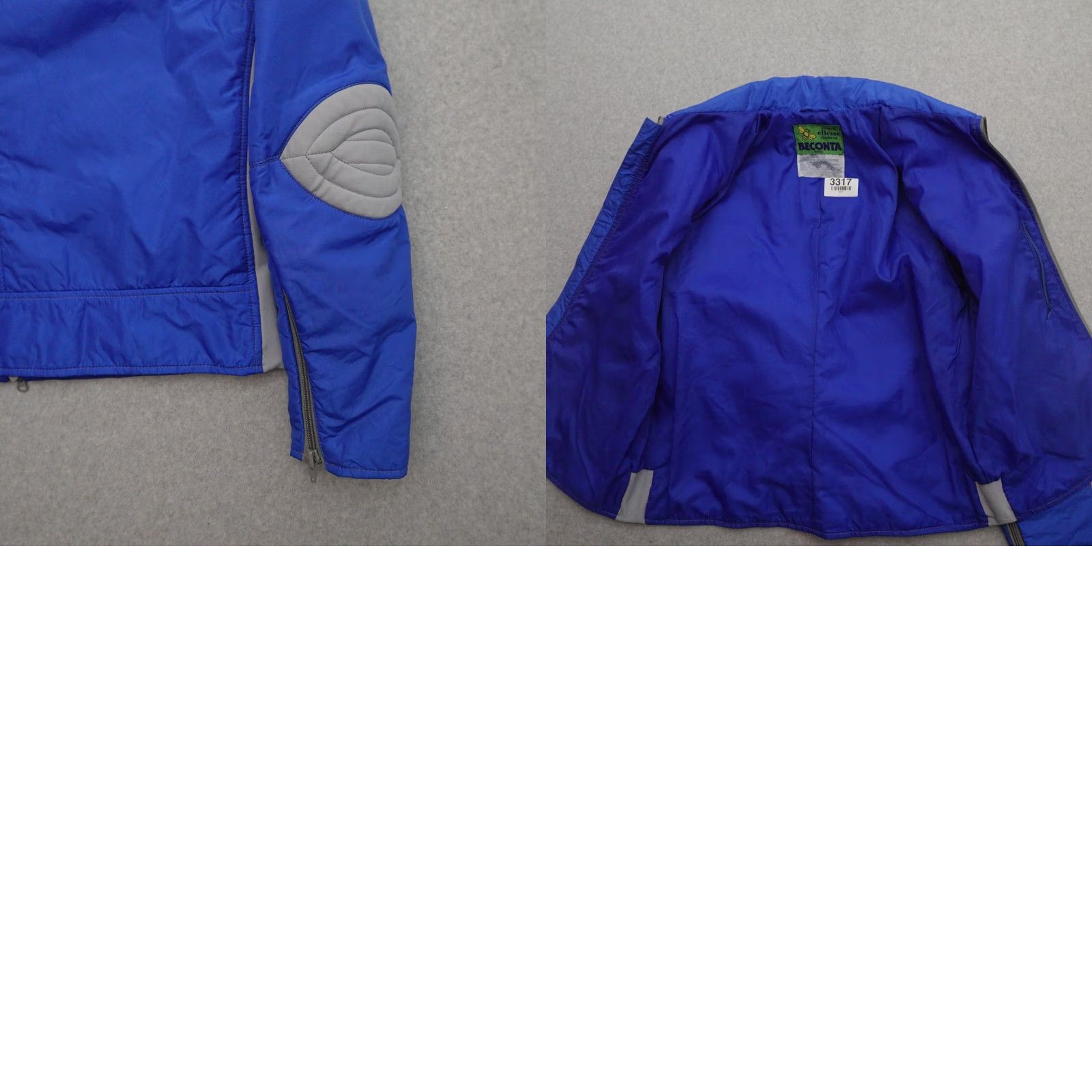 Ellesse VINTAGE ELLESSE Jacket Mens Large Blue Nylon Fullzip Size US L / EU 52-54 / 3 - 9 Thumbnail