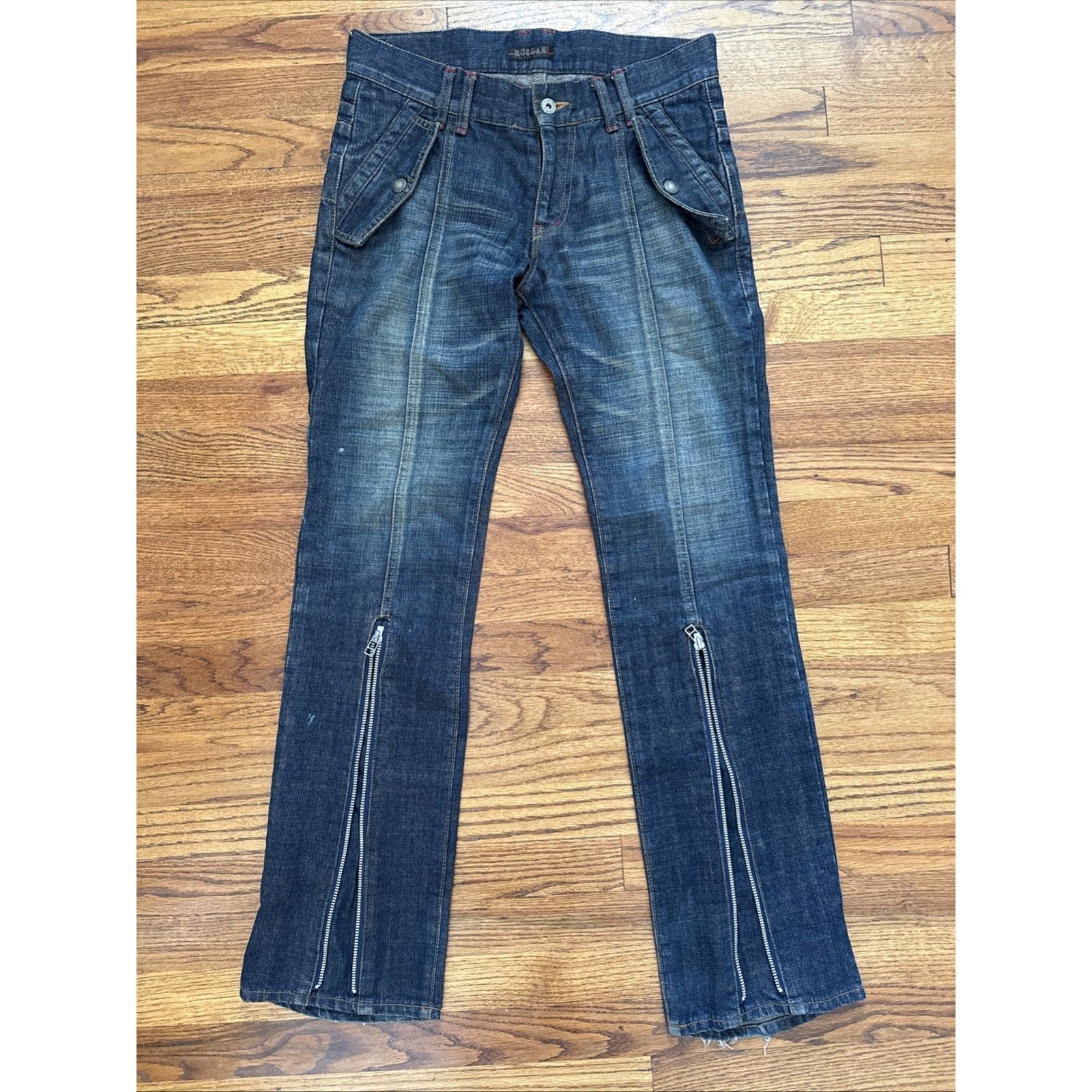 Morgan Homme Vintage Y2K Morgan Homme Ankle Zipper Bondage Denim Pants Size US 32 / EU 48 - 1 Thumbnail