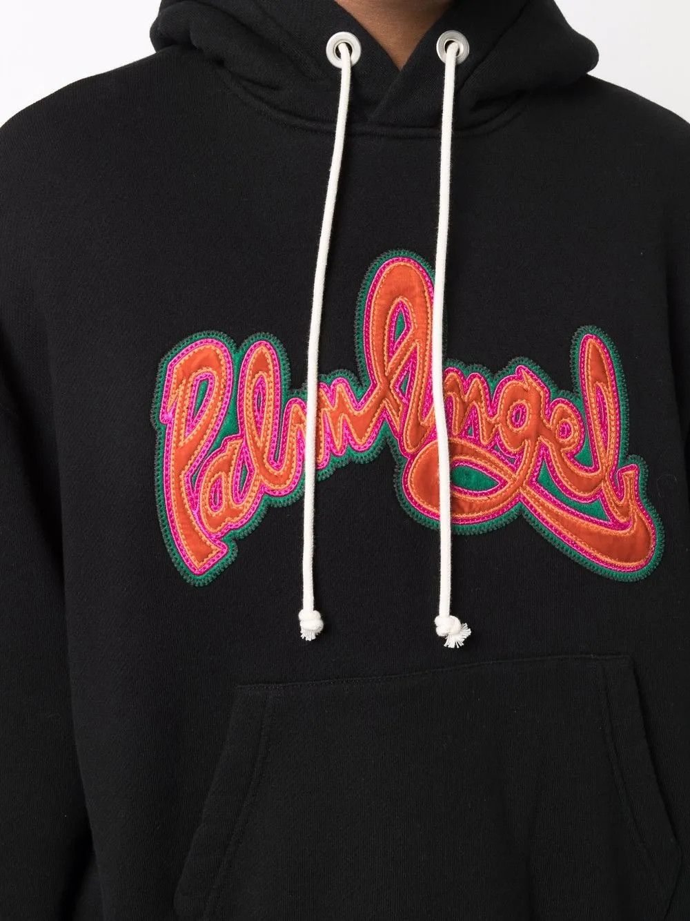 Palm Angels o1y0325 Logo Hoodie in Black Size US XL / EU 56 / 4 - 2 Thumbnail