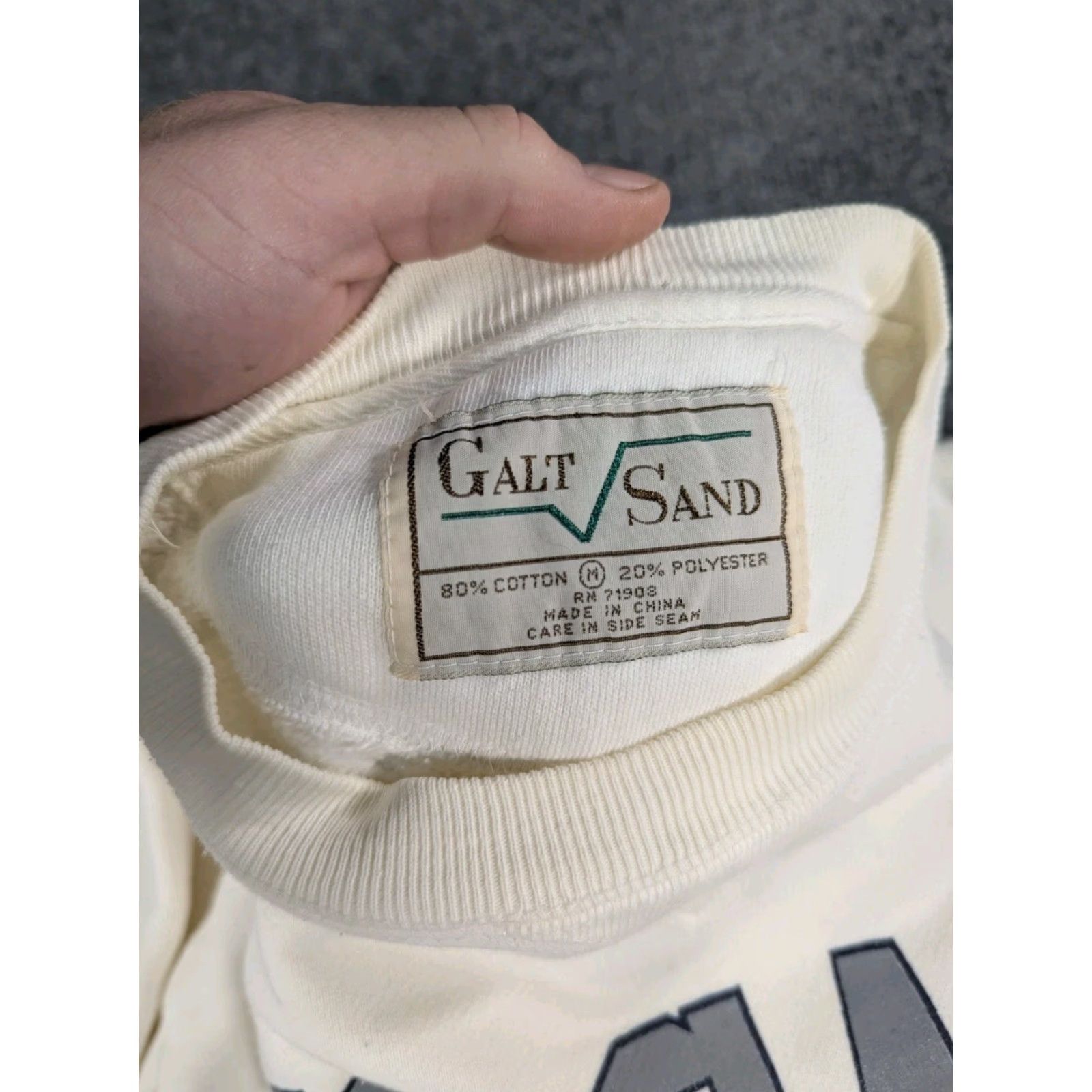 Vintage VINTAGE Cal Berkeley Vs Stanford Football Sweatshirt Crew Neck Size M White Men Shirt Size US M / EU 48-50 / 2 - 4 Thumbnail