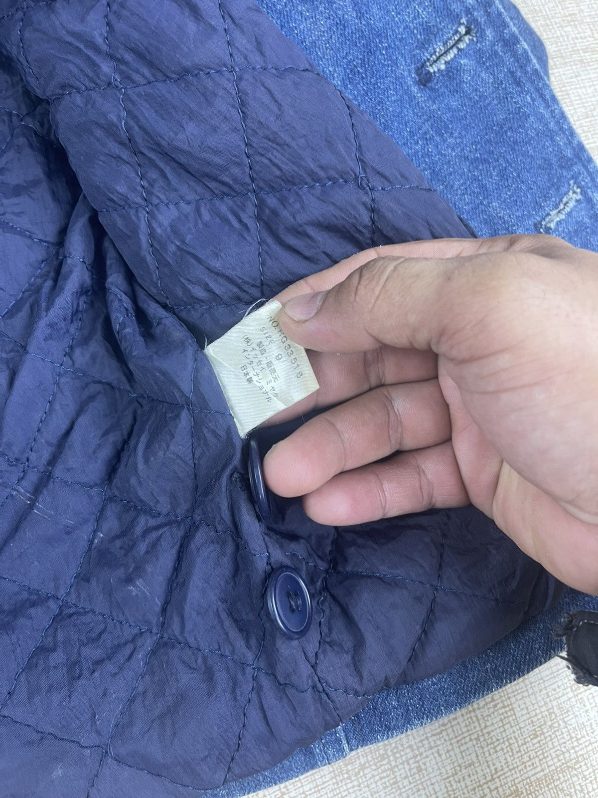 Issey Miyake × Vintage VTG ISSEY MIYAKE (I.S) Tsumori Chisato Double Breast Denim Size US L / EU 52-54 / 3 - 17 Thumbnail