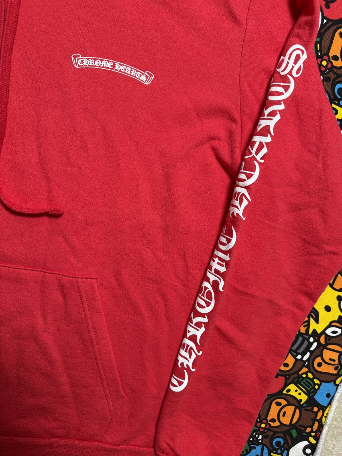 Chrome Hearts Chrome Hearts Red Scroll Logo Pullover Hoodie Size US XL / EU 56 / 4 - 5 Thumbnail