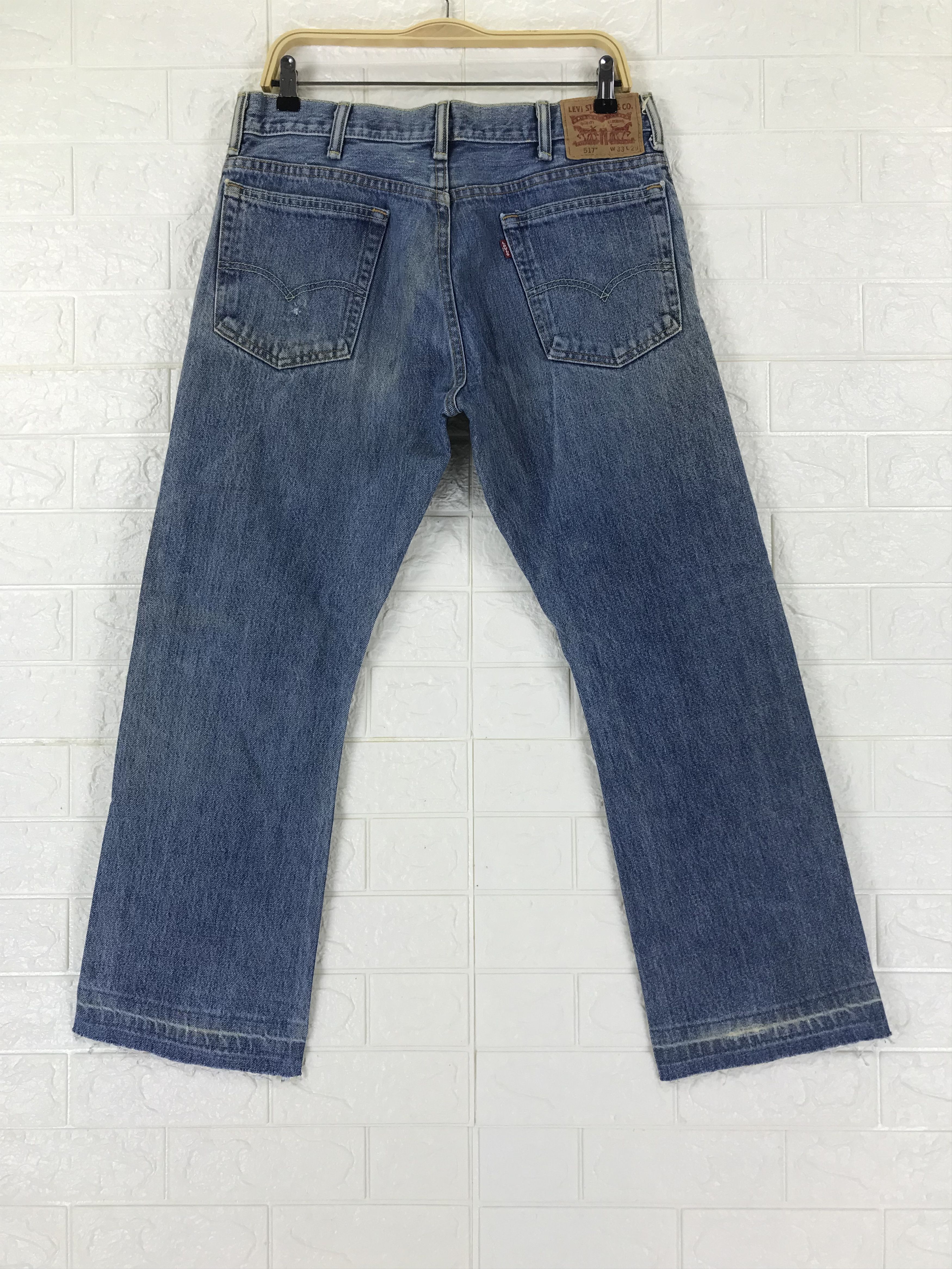 Levi's Vintage Levi's 517 Flare Jeans Blue Wash Denim Size US 33 - 5 Thumbnail