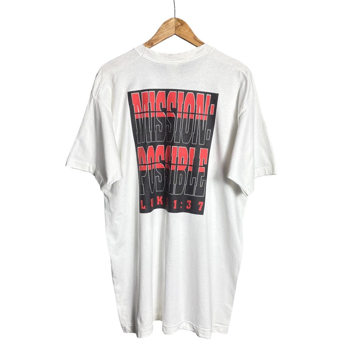 Vintage Vintage 90s Mission Impossible Movie Parody Jesus T-Shirt Size US XL / EU 56 / 4 - 1 Thumbnail