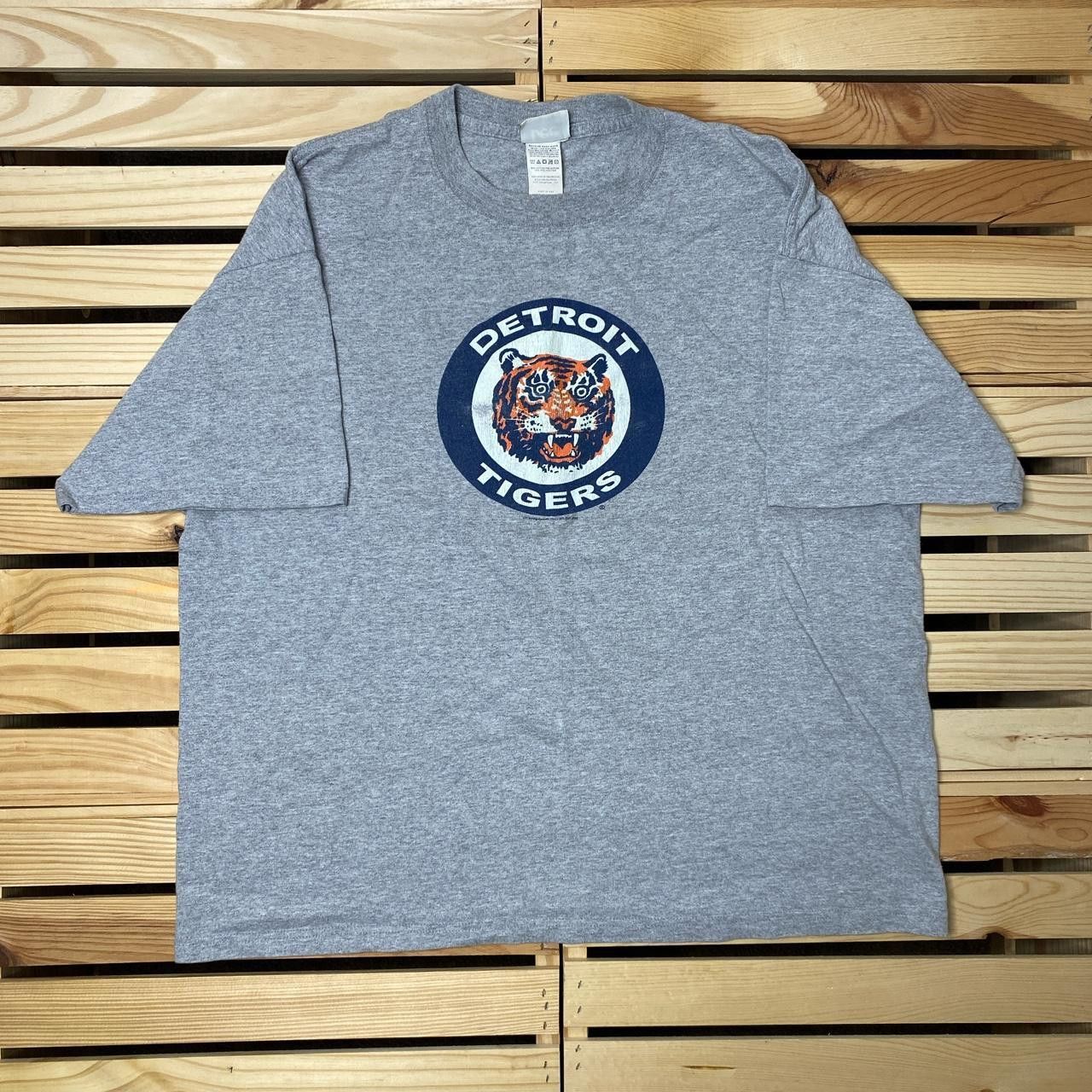 Lee Vintage MLB Detroit Tigers Gray Baseball Tee Size XL Size US XL / EU 56 / 4 - 1 Thumbnail