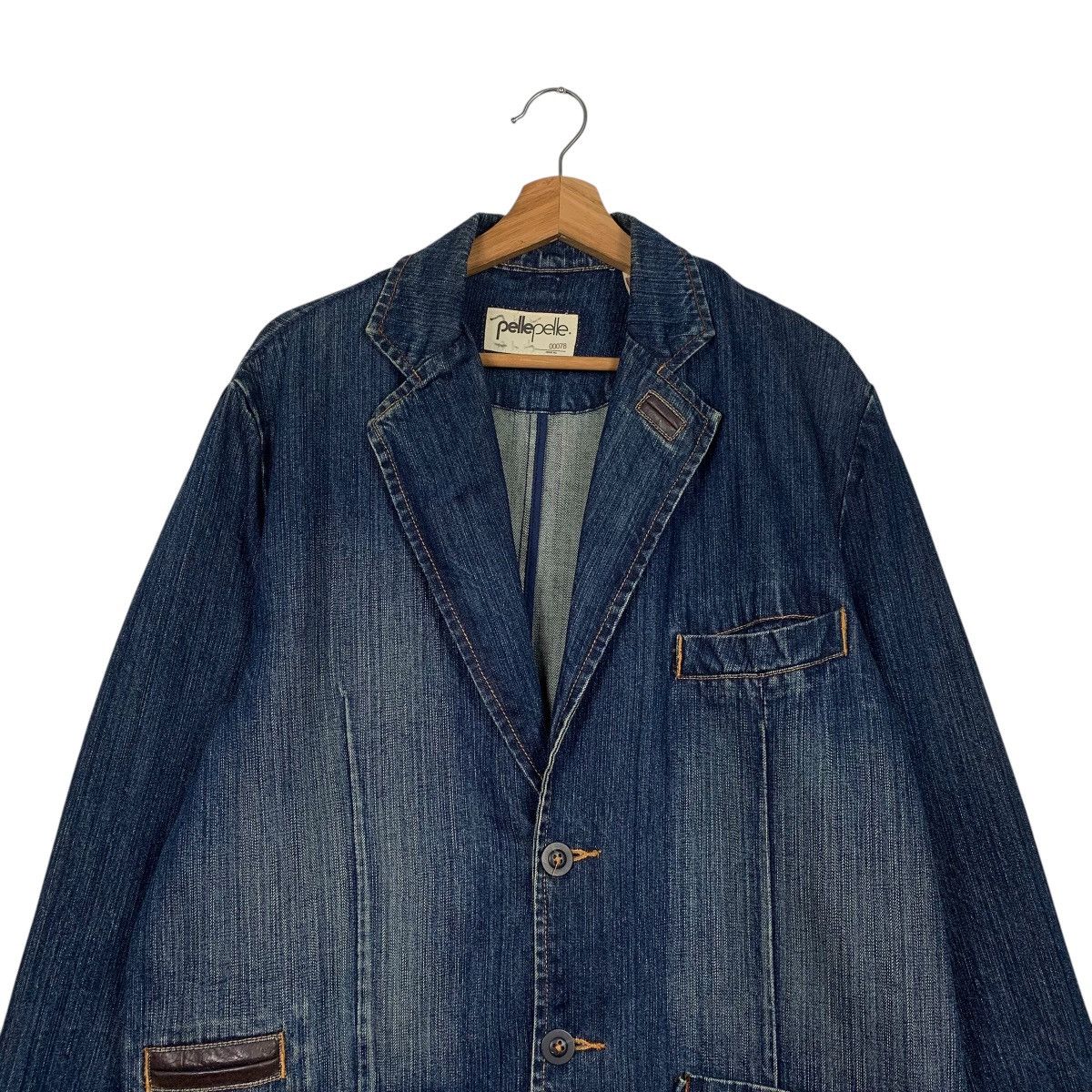 Marc Buchanan Pelle Pelle Marc Buchanan Denim Jacket Size US L / EU 52-54 / 3 - 2 Thumbnail