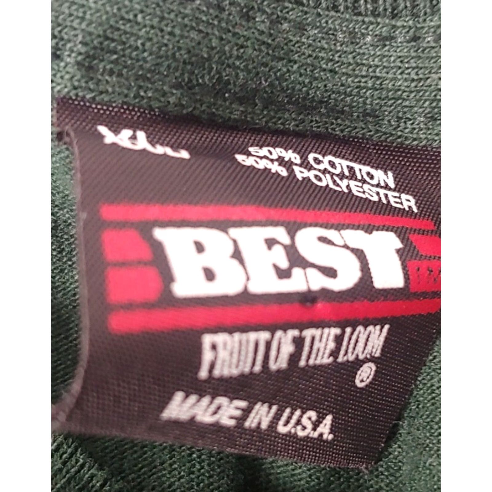 Fruit Of The Loom VINTAGE Branson Missouri Shirt XL Hunter Green Gold Foil Rose Single Stitch T Shirt Men Cotton/Polyester Brand Fruit of the Loom Made in USA Size US XL / EU 56 / 4 - 8 Thumbnail