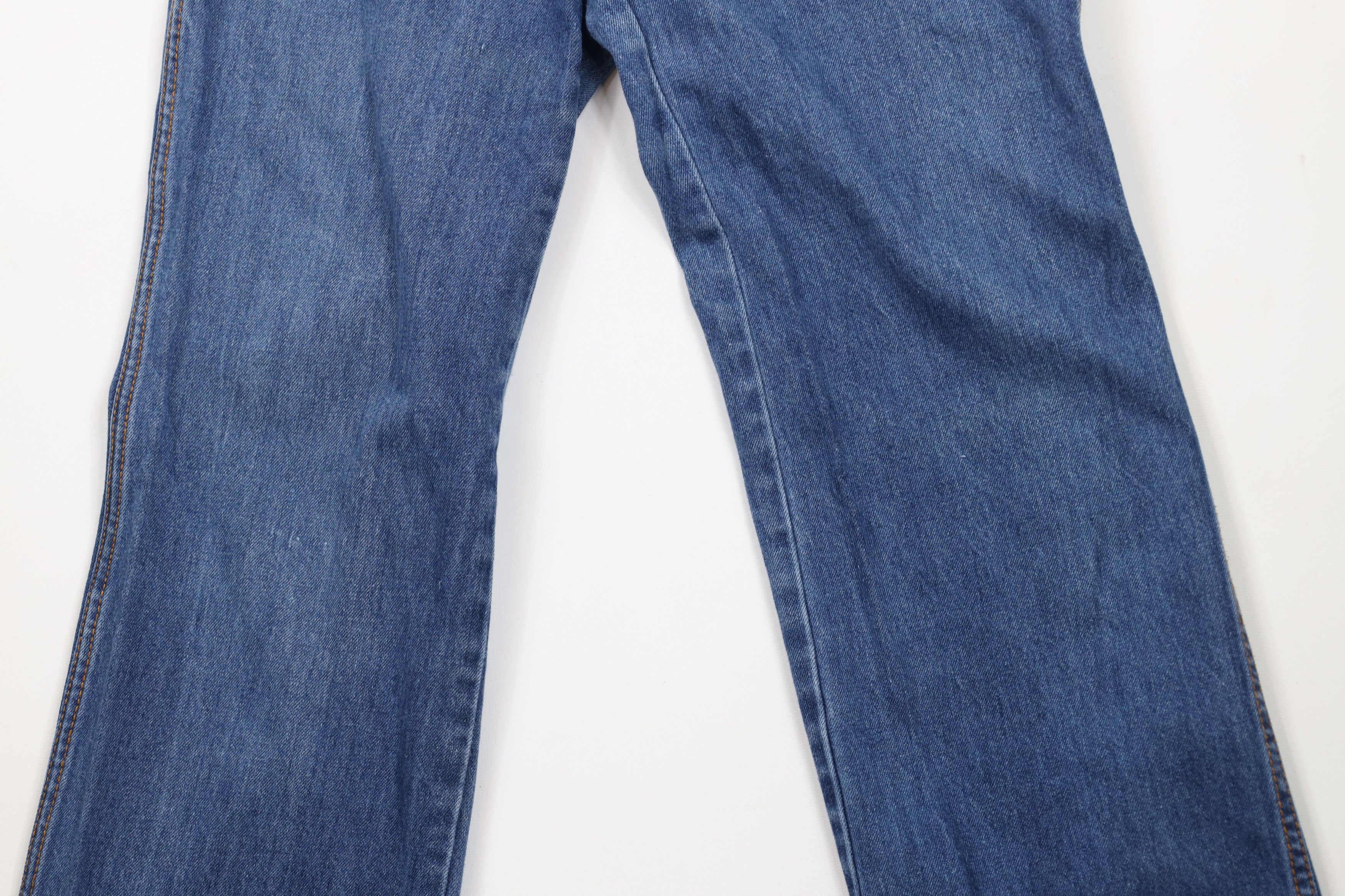 Vintage Vintage 80s 90s Streetwear Flared Wide Leg Denim Jeans Size 30" / US 8 / IT 44 - 3 Thumbnail