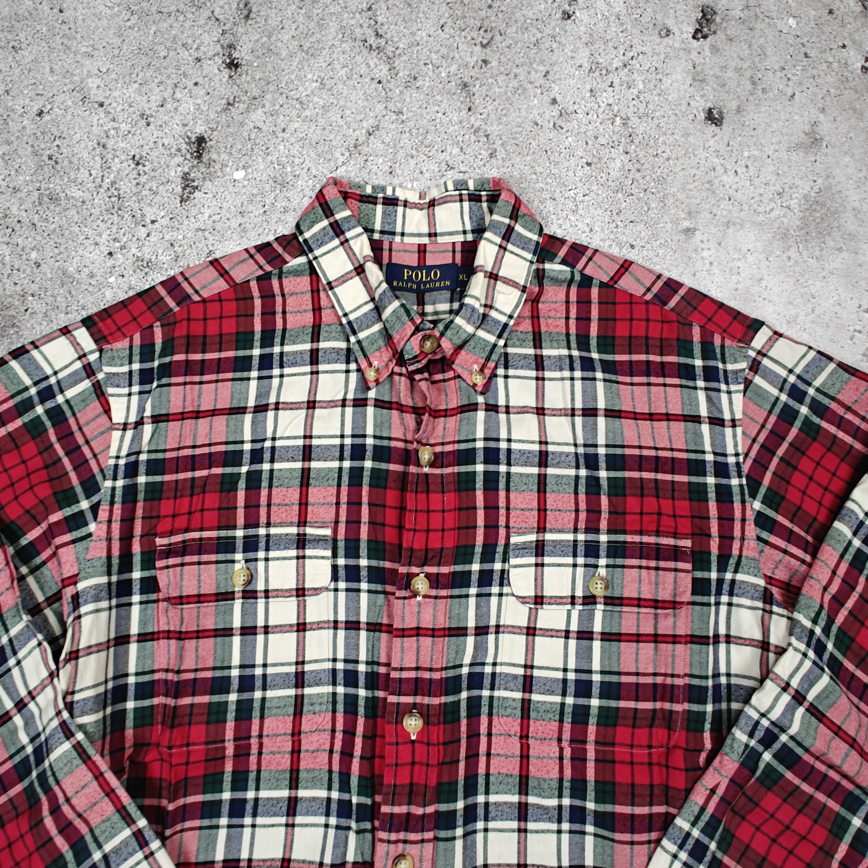 Polo Ralph Lauren Polo Ralph Lauren Shirt Check Pockets size XL Size US XL / EU 56 / 4 - 2 Thumbnail