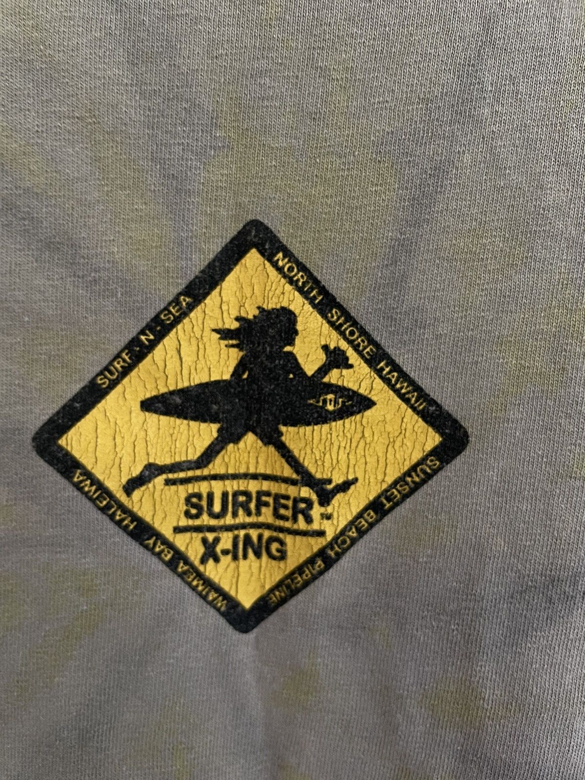 Vintage Vintage North Shore Surfer X-ing t shirt Size US M / EU 48-50 / 2 - 5 Thumbnail