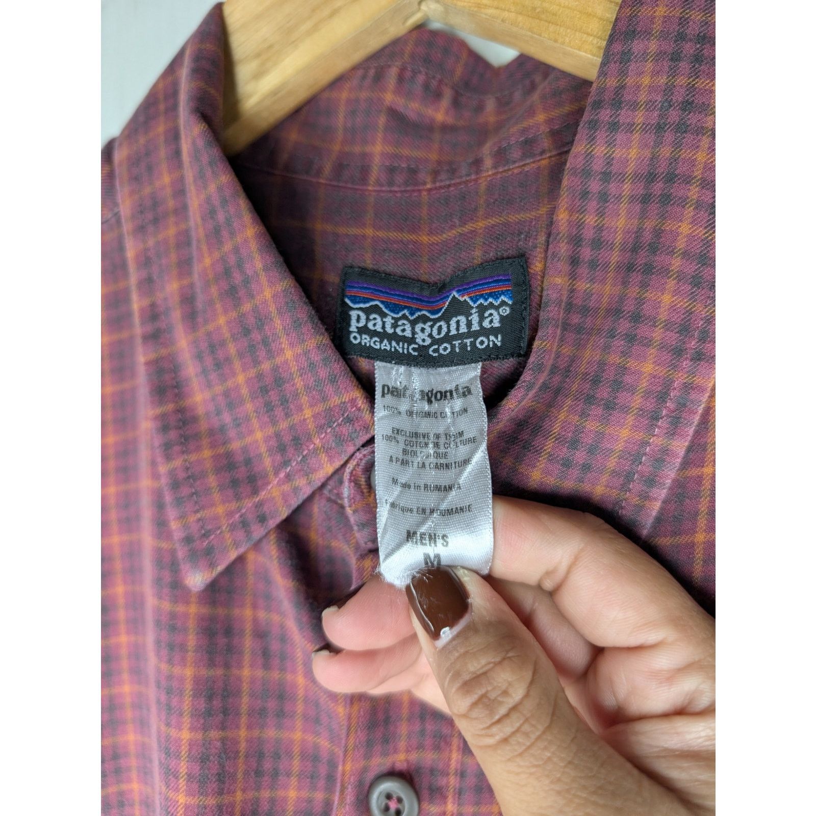 Patagonia Patagonia Men's Organic Cotton Long Sleeve Plaid Button Down Size US M / EU 48-50 / 2 - 4 Thumbnail