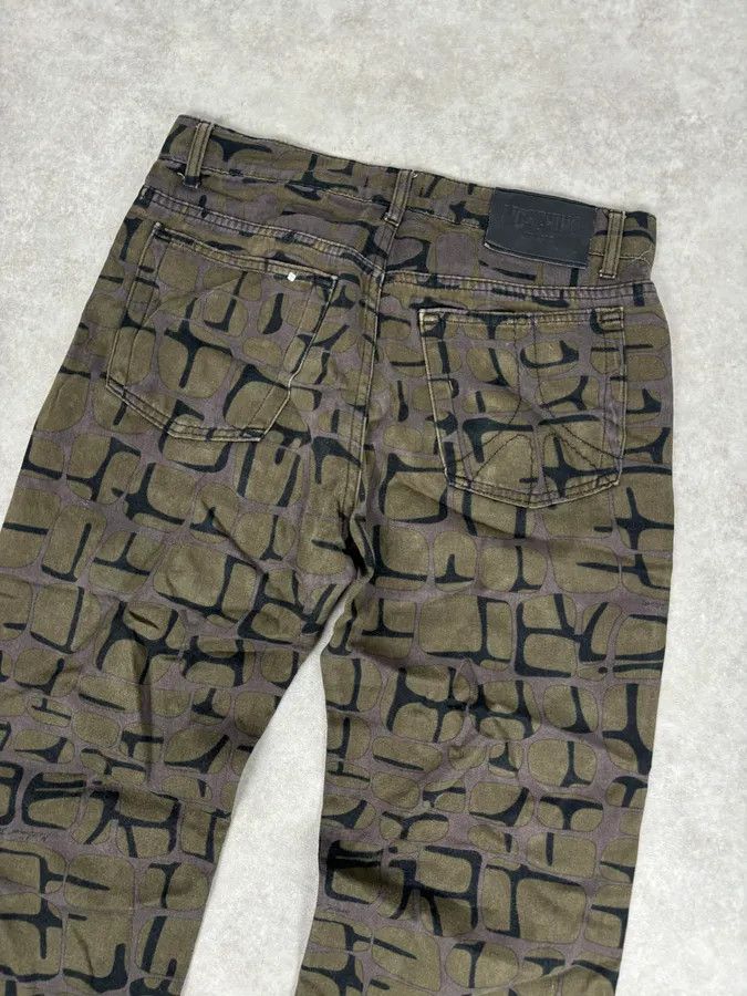Moschino Moschino Khaki Cotton Abstract World Denim Jeans Size US 32 / EU 48 - 7 Thumbnail