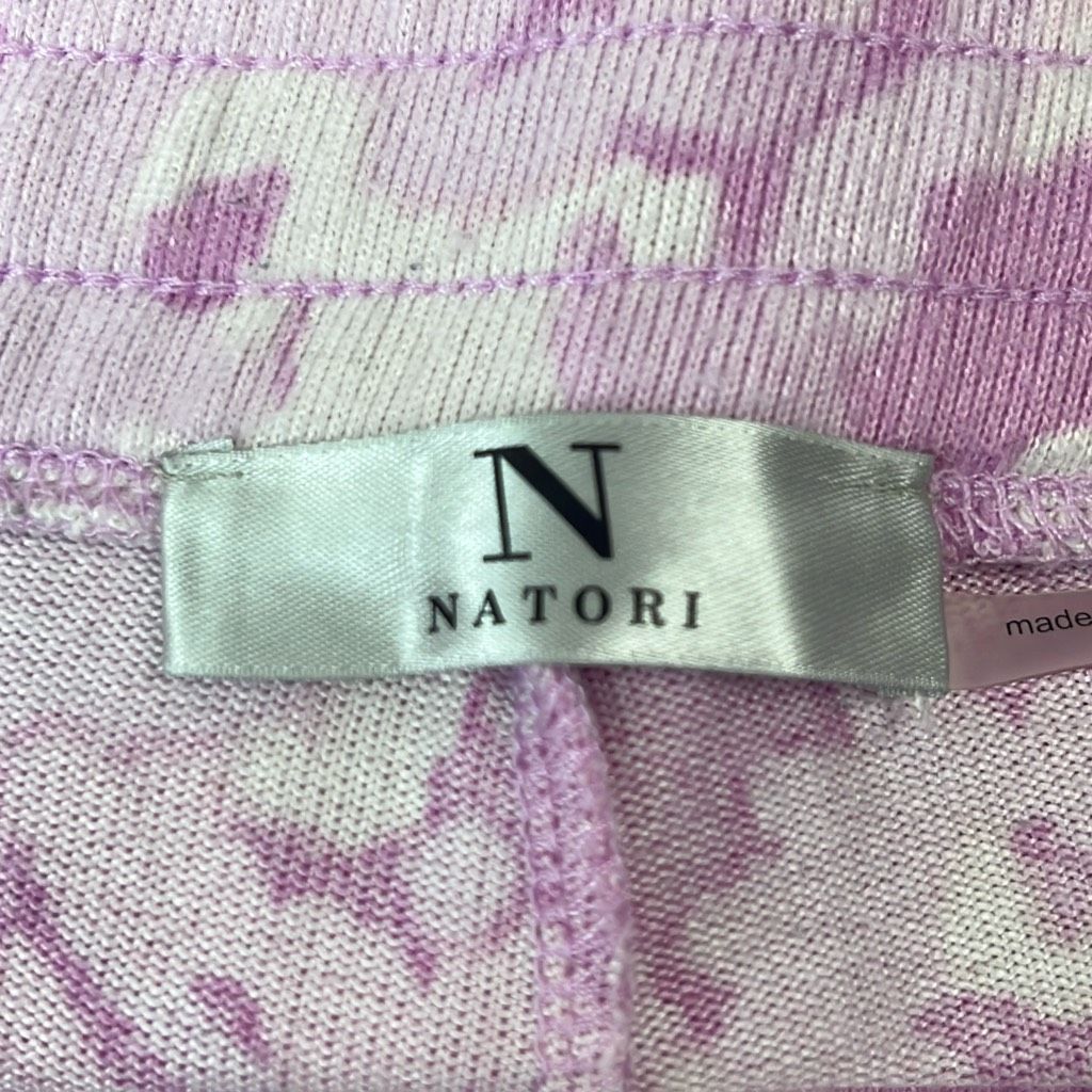 Other Natori Womens Large Pink Floral Elastic Drawstring Cropped P Size 34" / US 12 / IT 48 - 3 Thumbnail