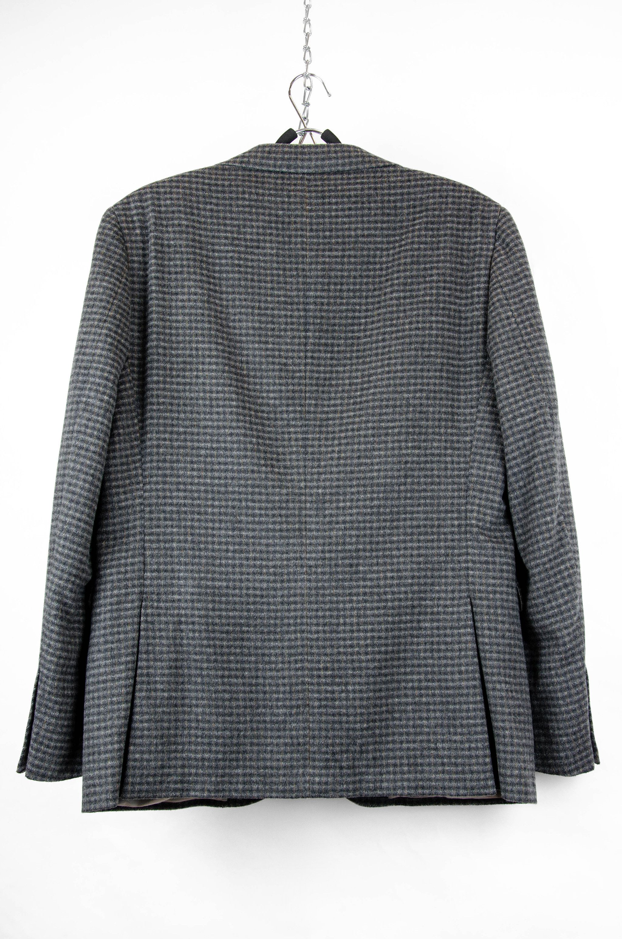 Z Zegna Zegna Wool Tweed Check Blazer – Size 50R Size 40R - 2 Thumbnail