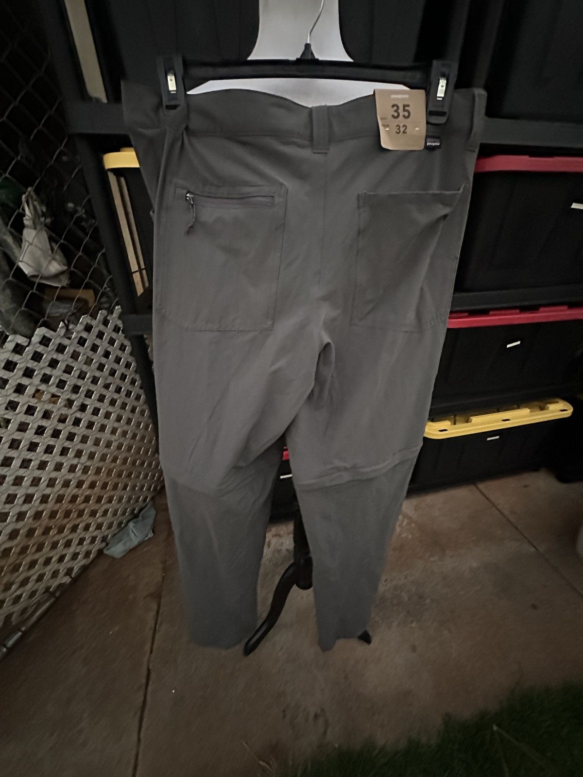 Patagonia New Patagonia Convertible Pants Men's 35X32 Quandary Grey Size US 35 - 2 Thumbnail