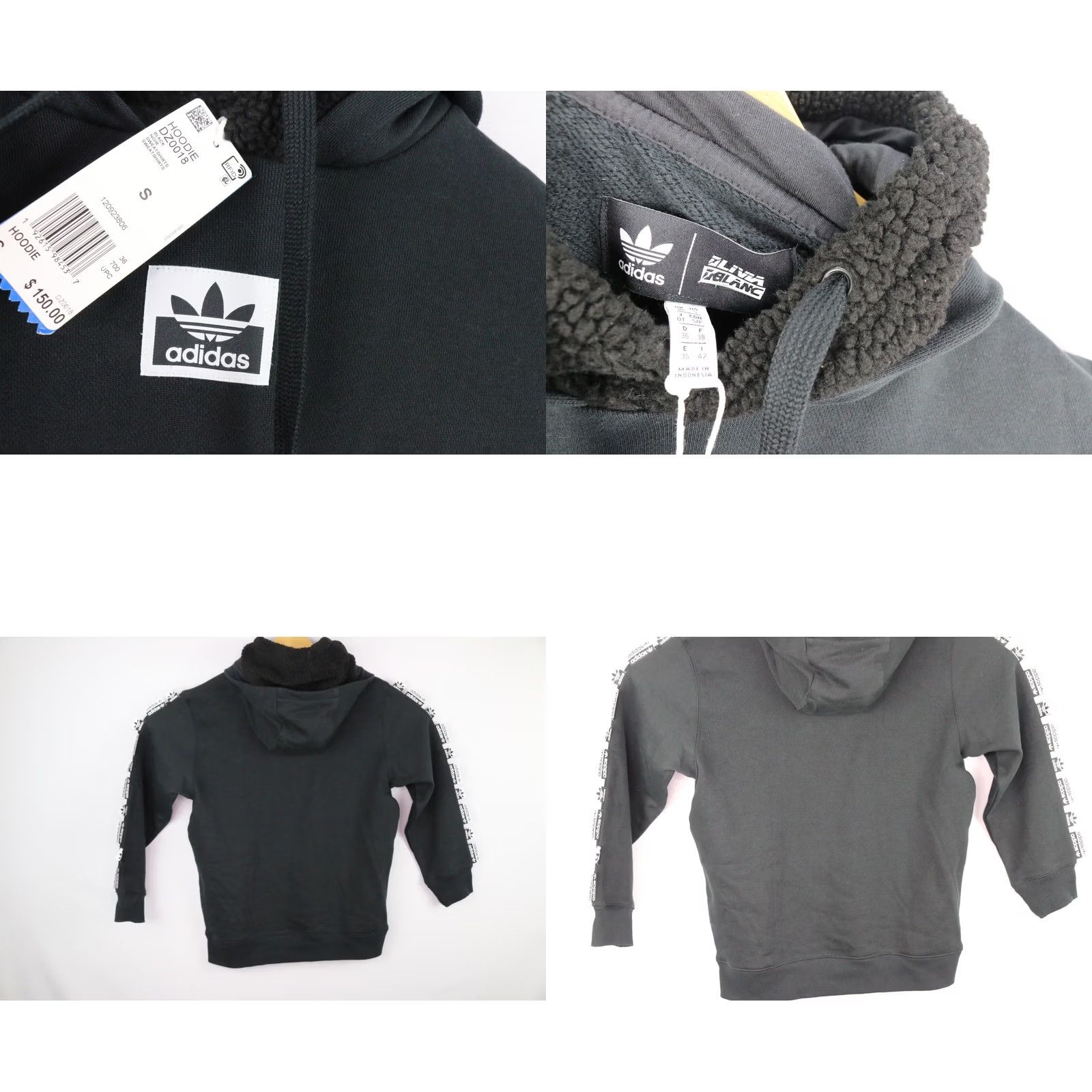 Adidas ADIDAS ORIGINAL Olivia Oblanc Adult Sweatshirt Size Small UNISEX Black Hoodie NEW!!! Size US S / EU 44-46 / 1 - 8 Thumbnail