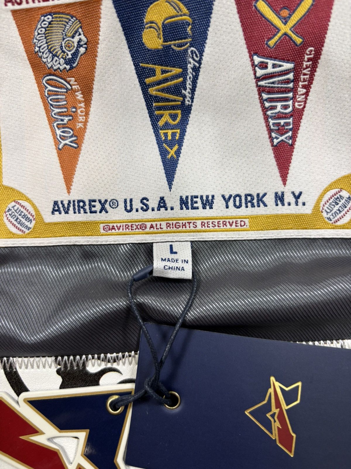 Avirex × HELLSTAR Hellstar x Avirex Jacket, Salvage Red Size US L / EU 52-54 / 3 - 10 Thumbnail