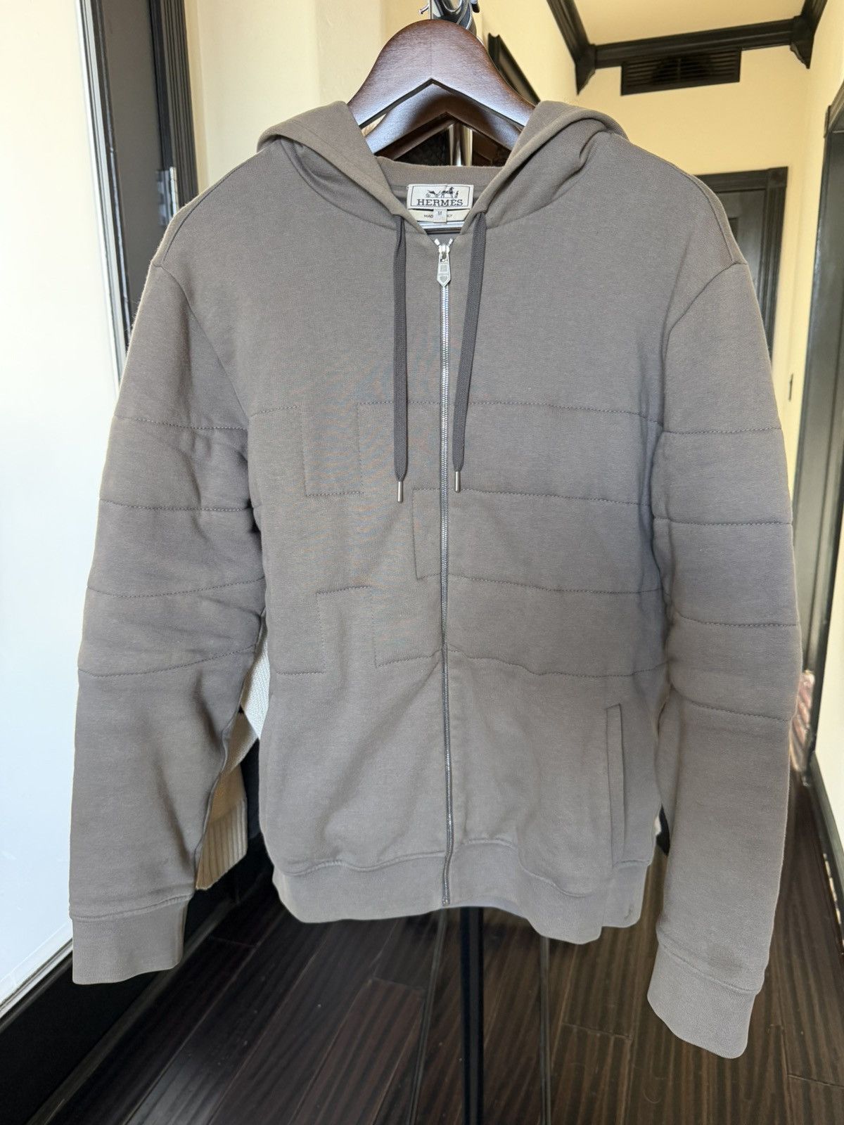 Hermes Hermes Lined Zip-Up Hoodie Size US M / EU 48-50 / 2 - 1 Thumbnail