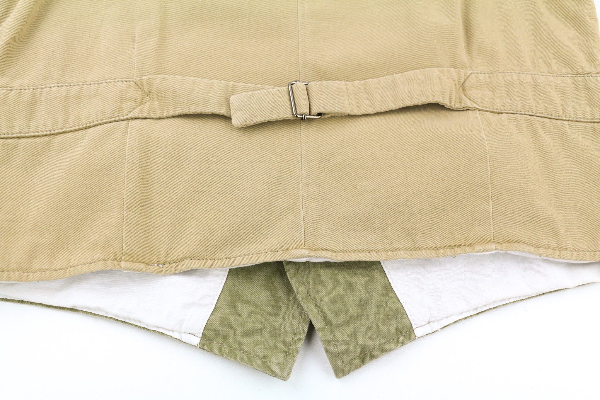 Nudie Jeans GUSTAV M Beech Green Organic Buttoned Thin Vest 80719 Size US M / EU 48-50 / 2 - 5 Thumbnail