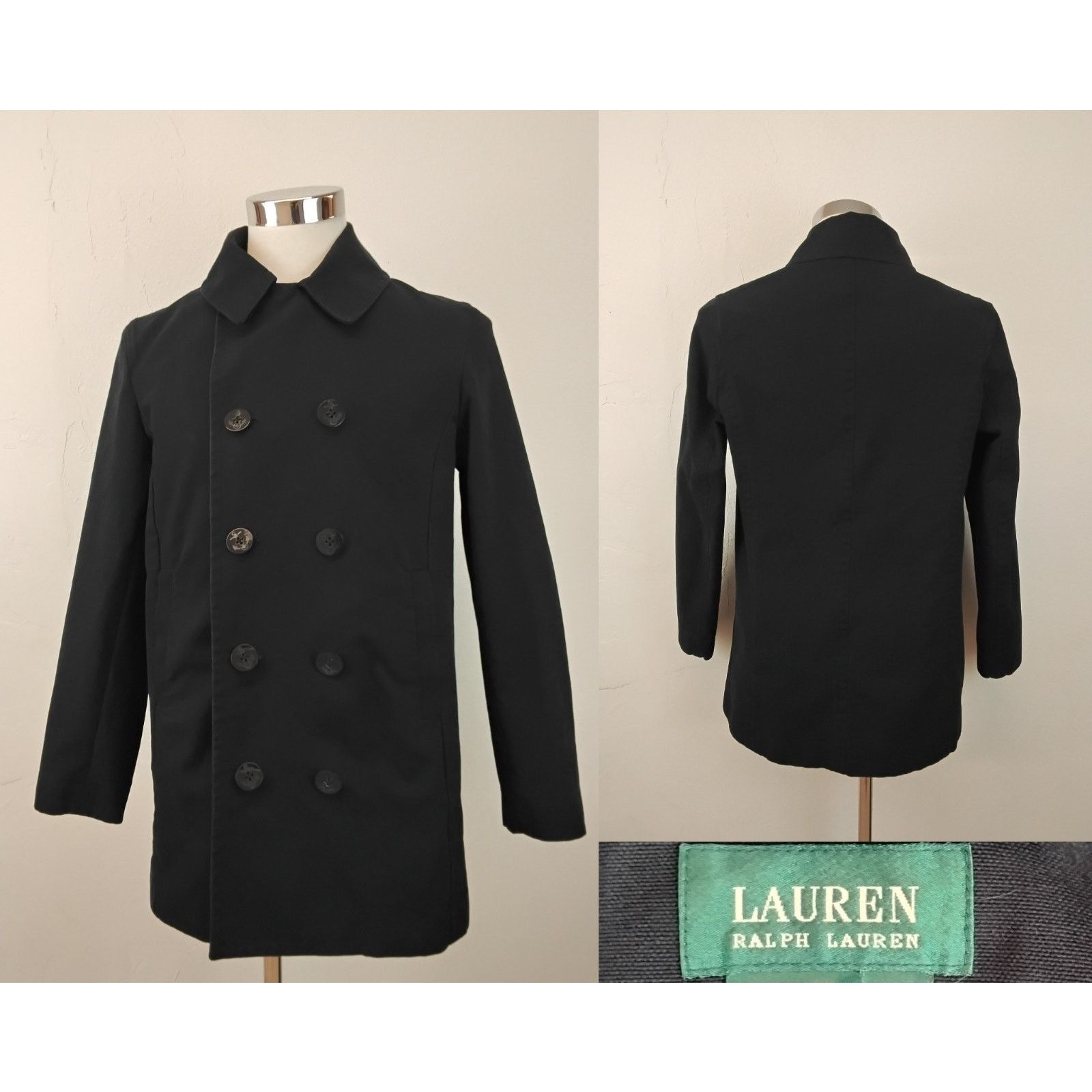 Ralph Lauren Lauren By Ralph Lauren Peacoat Women's Large Black Size XL / US 12-14 / IT 48-50 - 1 Thumbnail