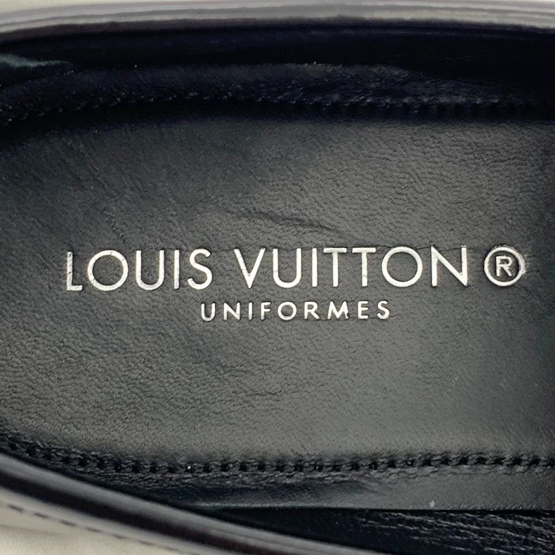 Louis Vuitton Louis Vuitton Chess Black Flat Casual Leather Shoes Size US 4.5 / IT 34.5 - 8 Thumbnail