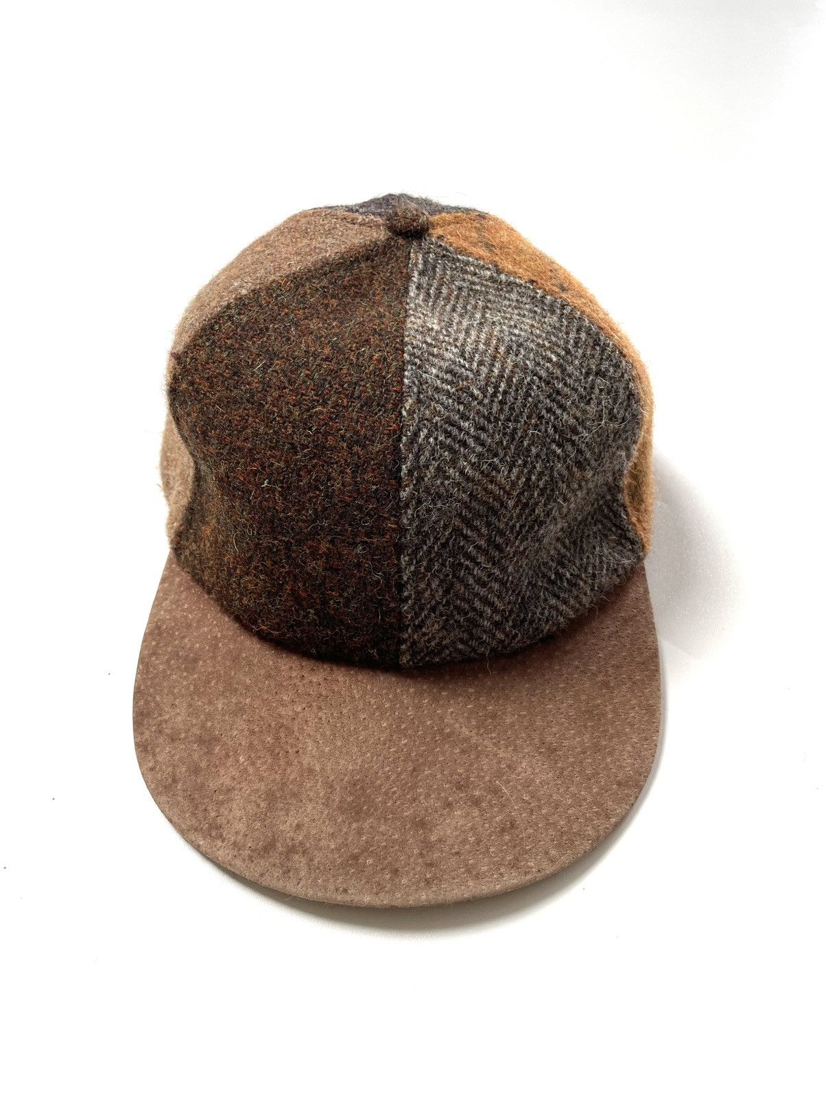 Harris Tweed Harris Tweed Patchwork Wool Hat Size ONE SIZE - 2 Thumbnail