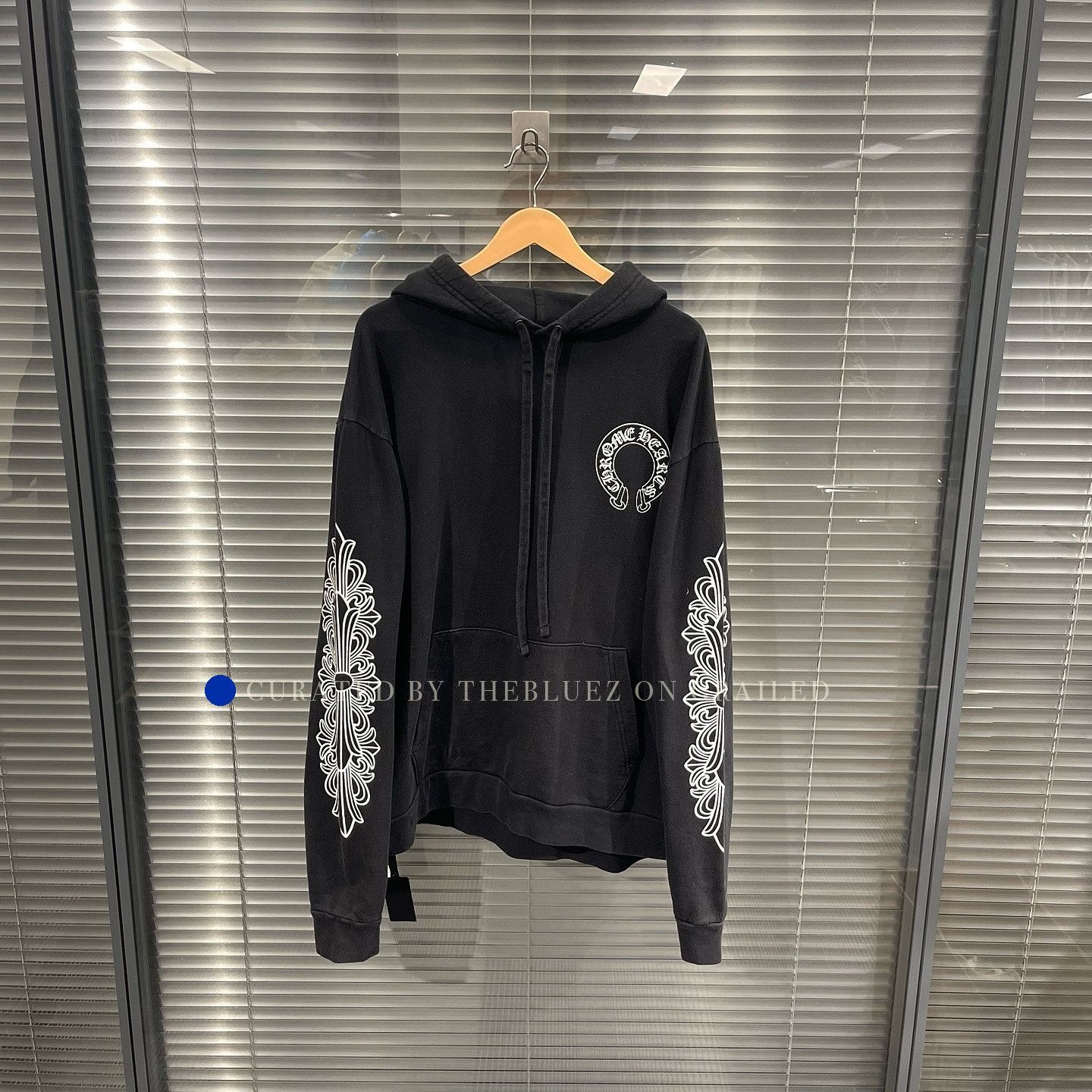 Chrome Hearts Chrome Hearts SWTSHRT PLVR Sleeve Logo Hoodie Black 