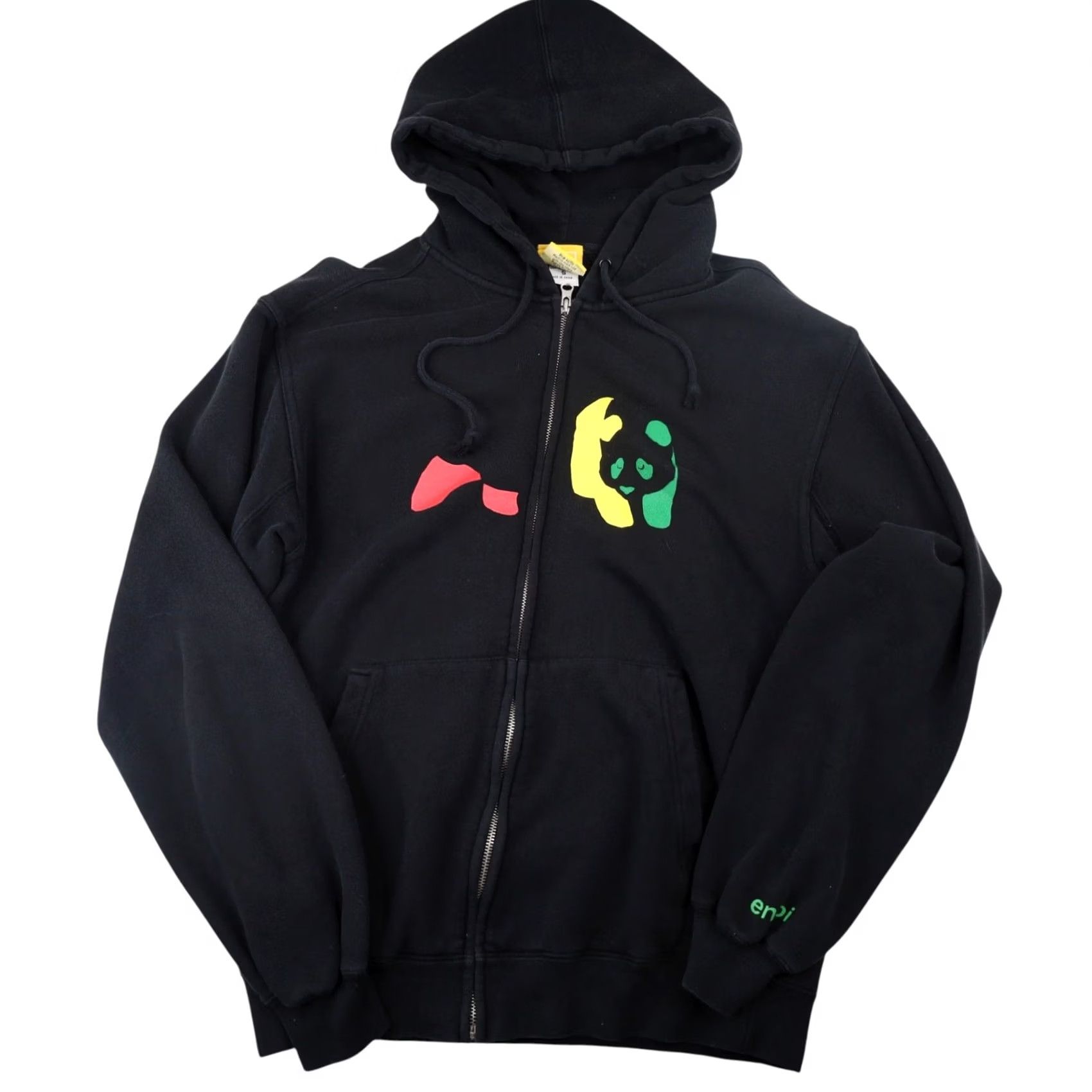 Enjoi VINTAGE Enjoi Skateboards Classic Logo Hoodie Mens Small Black Sweatshirt Full Zip Size US S / EU 44-46 / 1 - 2 Thumbnail