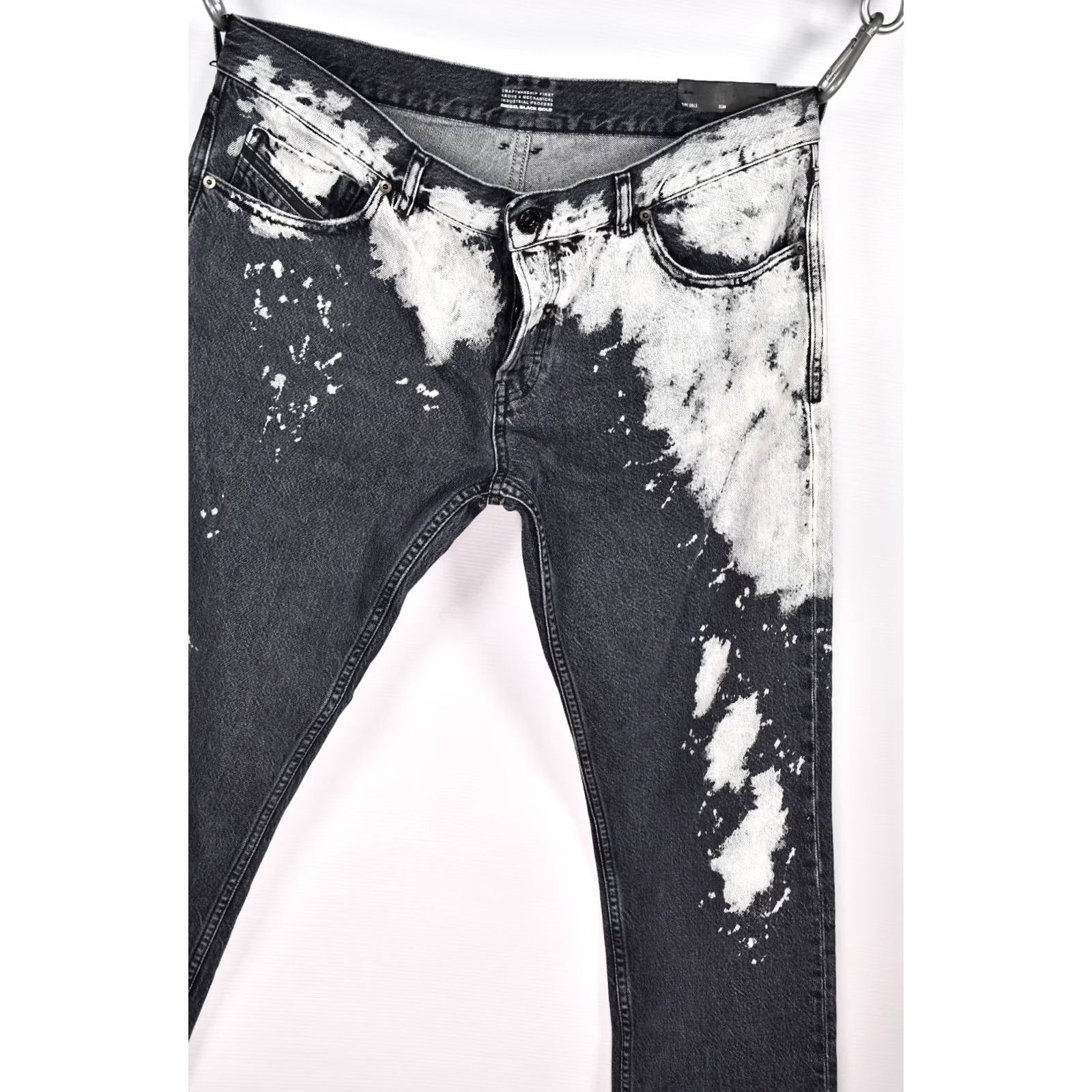 Diesel Diesel Black Gold TYPE-2813 Jeans Mens W36 Black 100% Cotton Straight Regular Size 36 Denim Italy Brand Diesel jeans Size US 36 / EU 52 - 4 Thumbnail