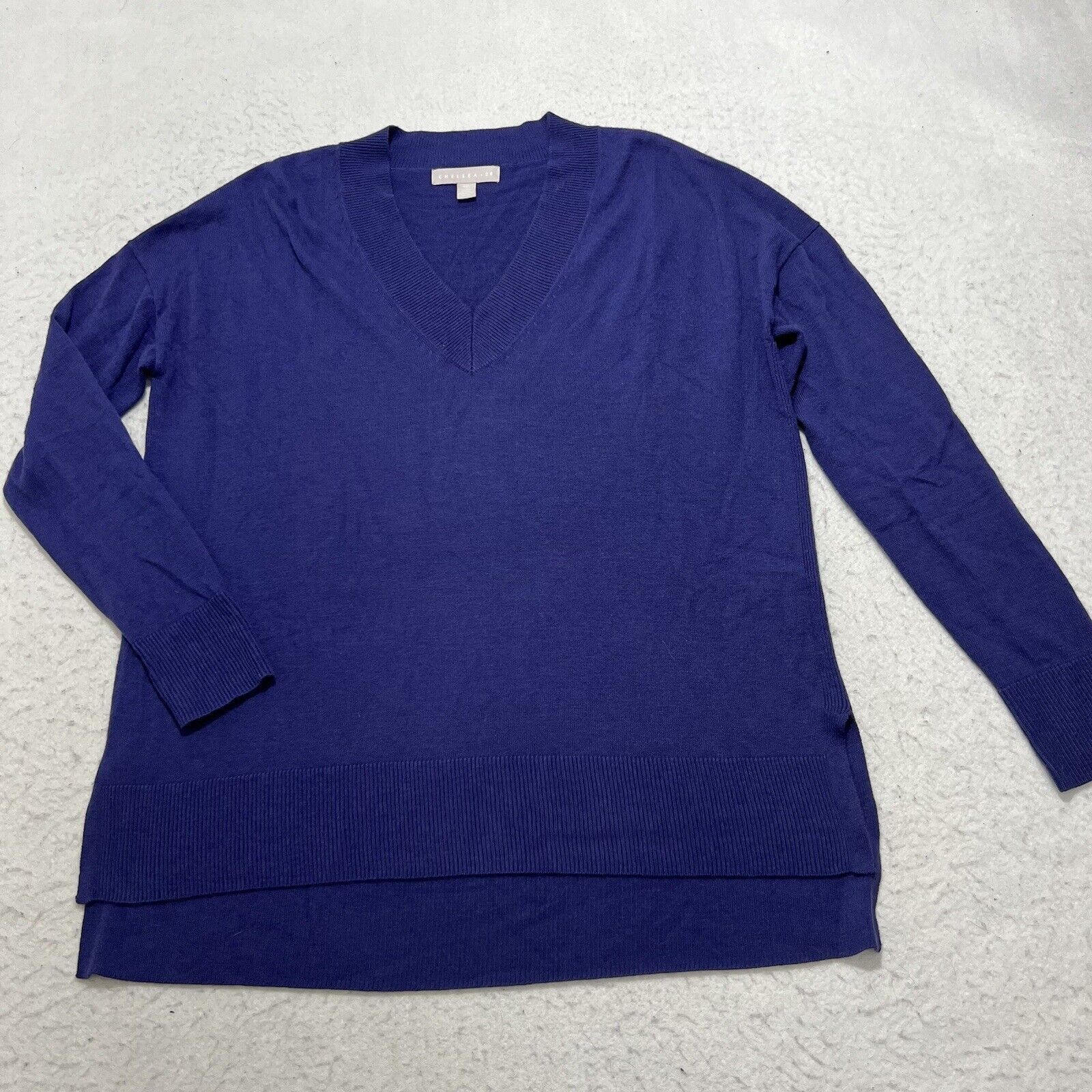 Nordstrom Chelsea28 Women's XXS Cashmere Blend V-Neck Pullover Sweater Size XXS / US 00 / IT 34 - 1 Thumbnail