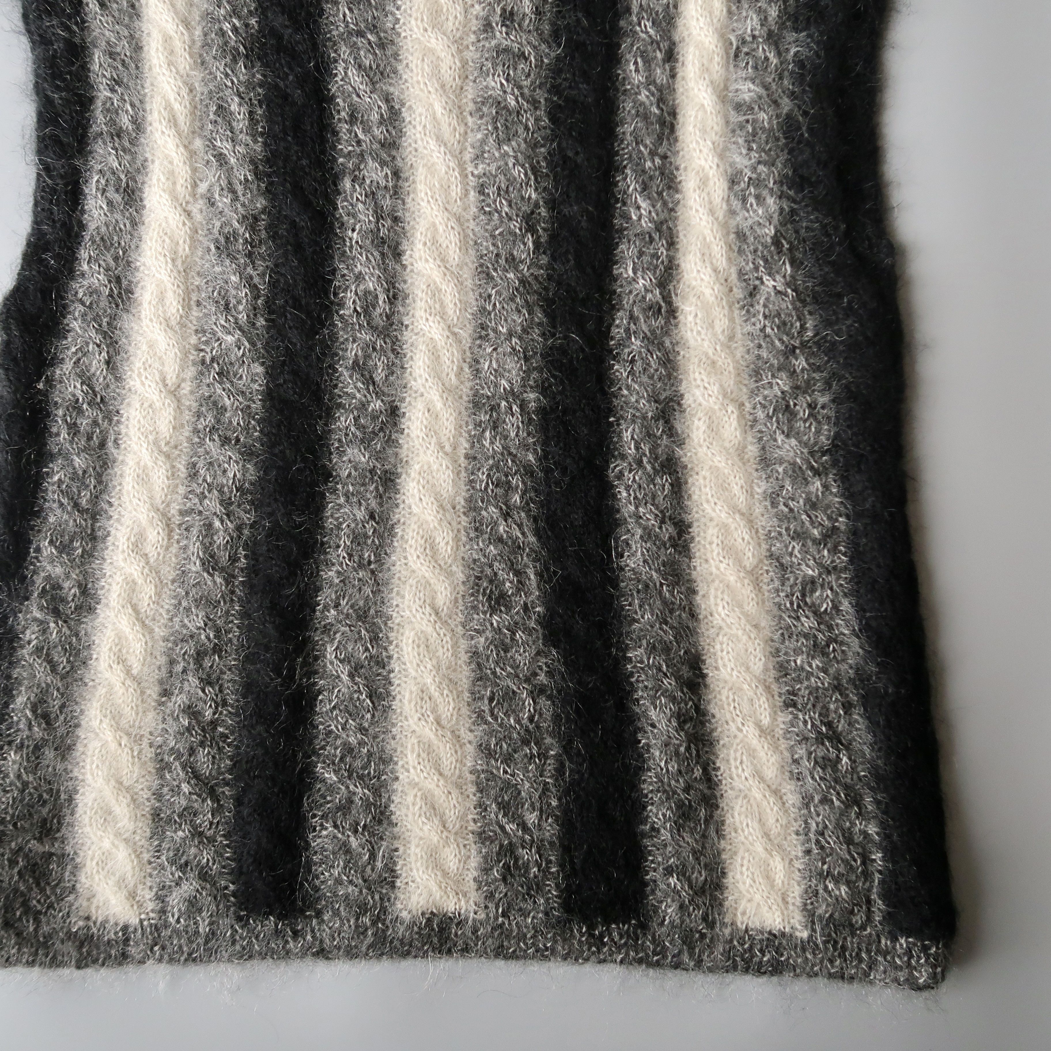 Ellen Tracy 1980s Linda Allard for ELLEN TRACY mohair-mix oversized vest Size L / US 10 / IT 46 - 8 Thumbnail