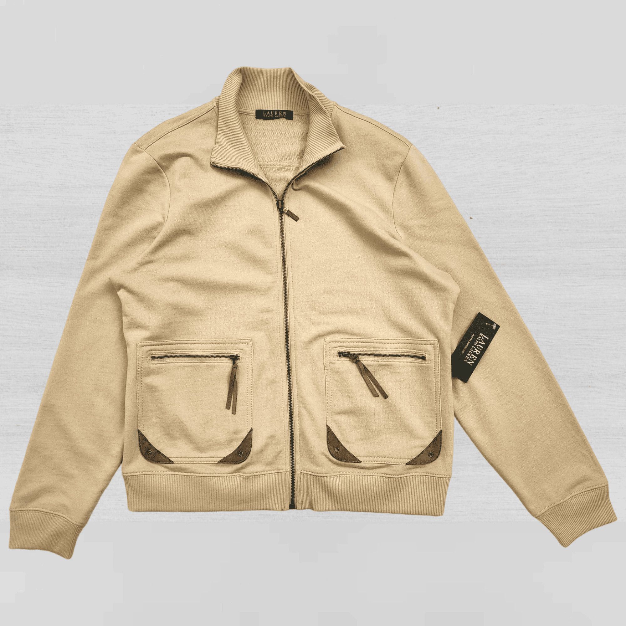 Lauren Ralph Lauren Ralph Lauren track jacket leather details M - Fashionella Size US M / EU 48-50 / 2 - 5 Thumbnail