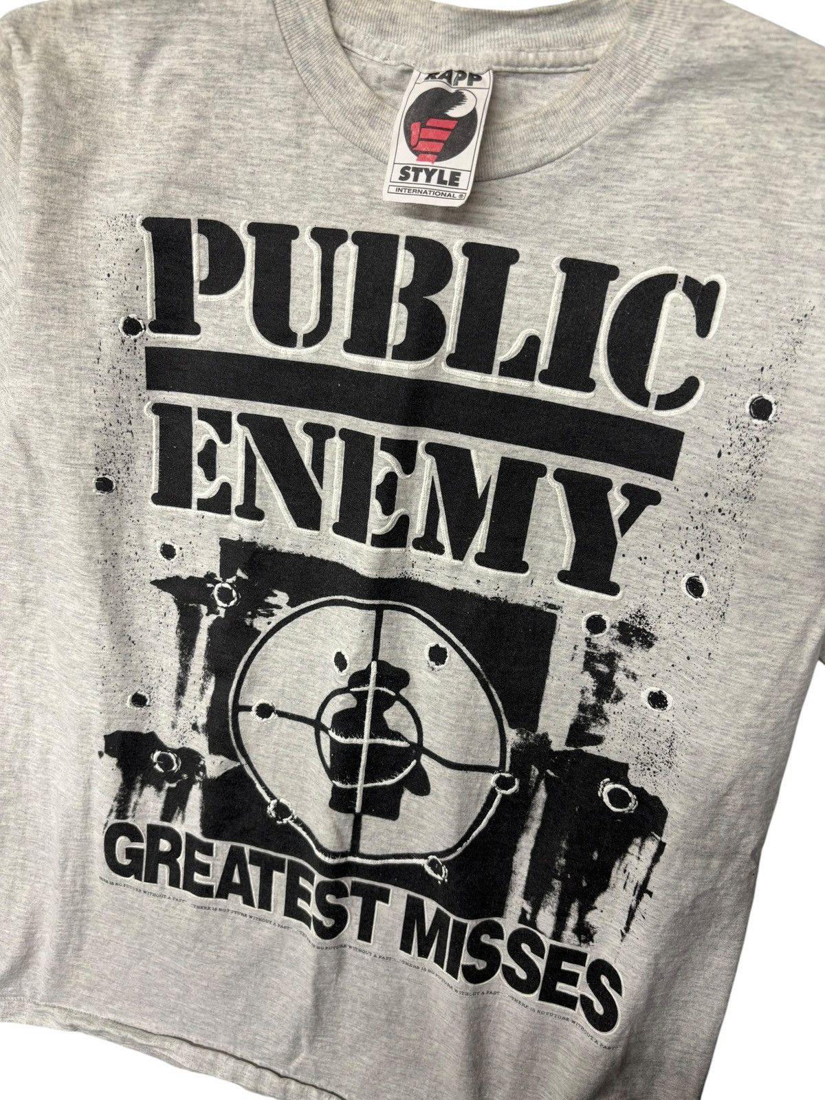 Band Tees Vintage 90s Public enemy tshirt Size US XL / EU 56 / 4 - 2 Thumbnail