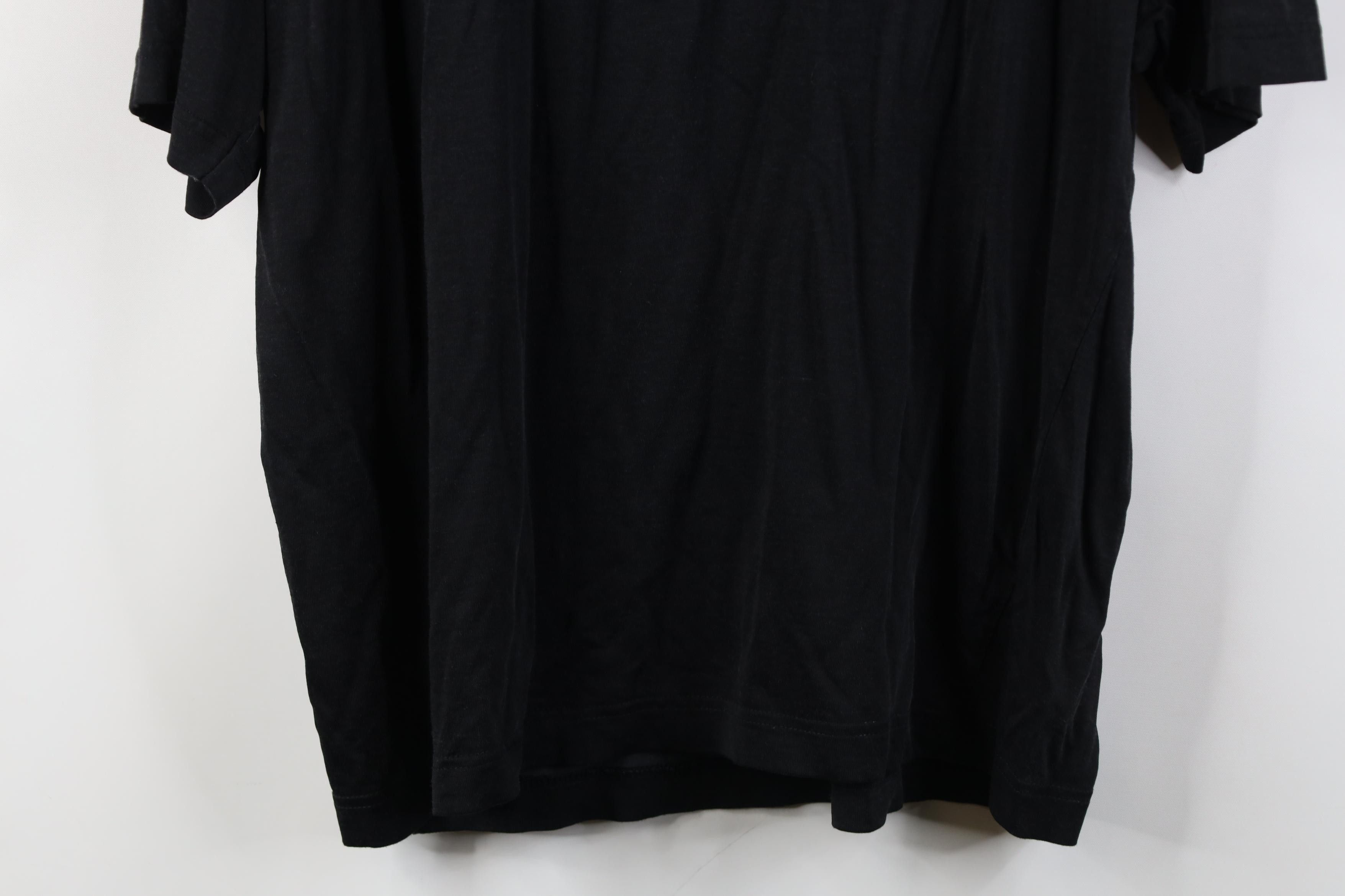 Vintage Vintage 90s Streetwear Gabardine Blend Knit Blank T-Shirt Size US M / EU 48-50 / 2 - 11 Thumbnail