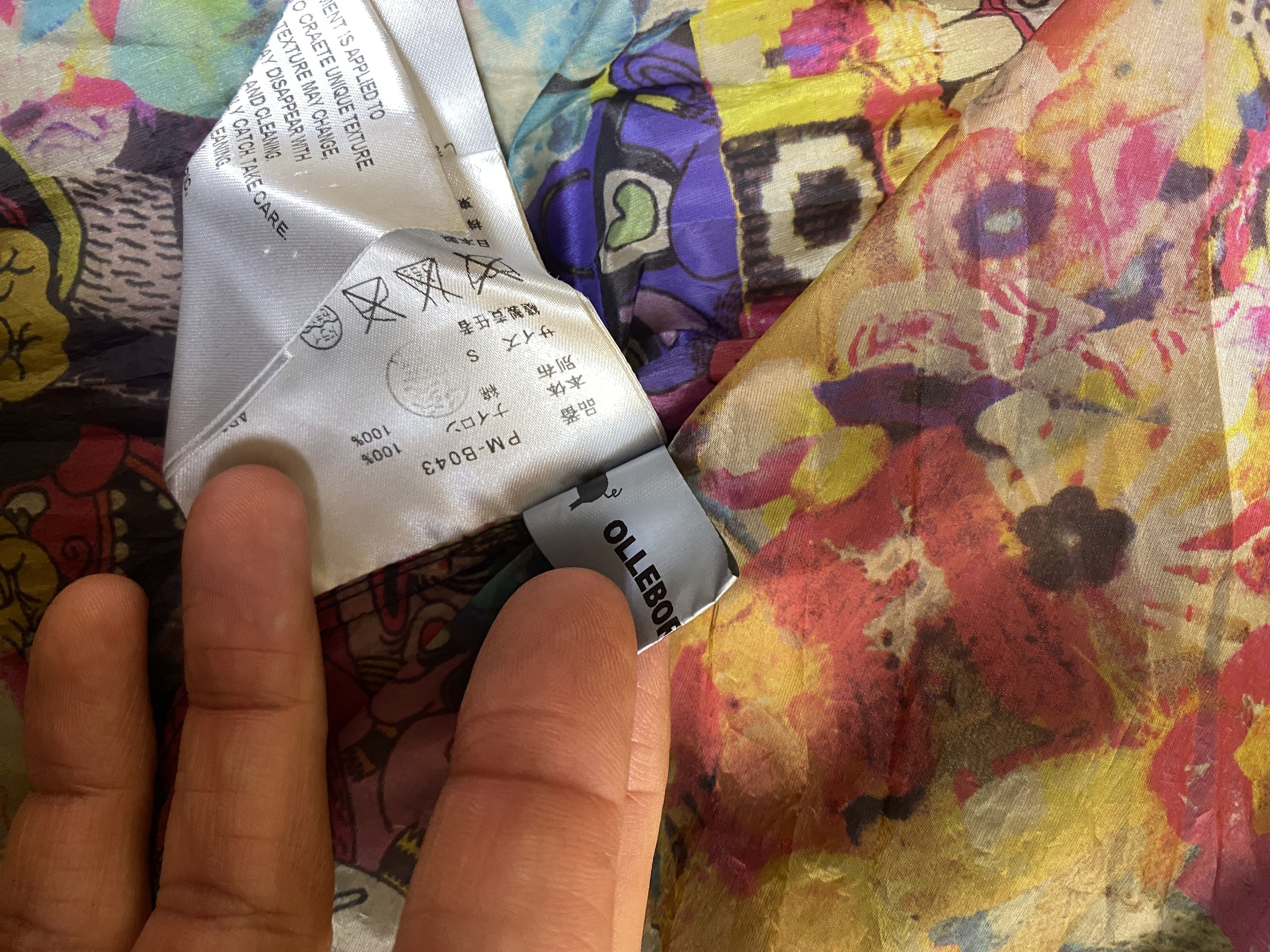 Comme des Garcons Homme Plus COMME DES GARCONS X OLLEBOREBLA JAPAN 2012 PRINTED SHIRT Size US S / EU 44-46 / 1 - 7 Thumbnail