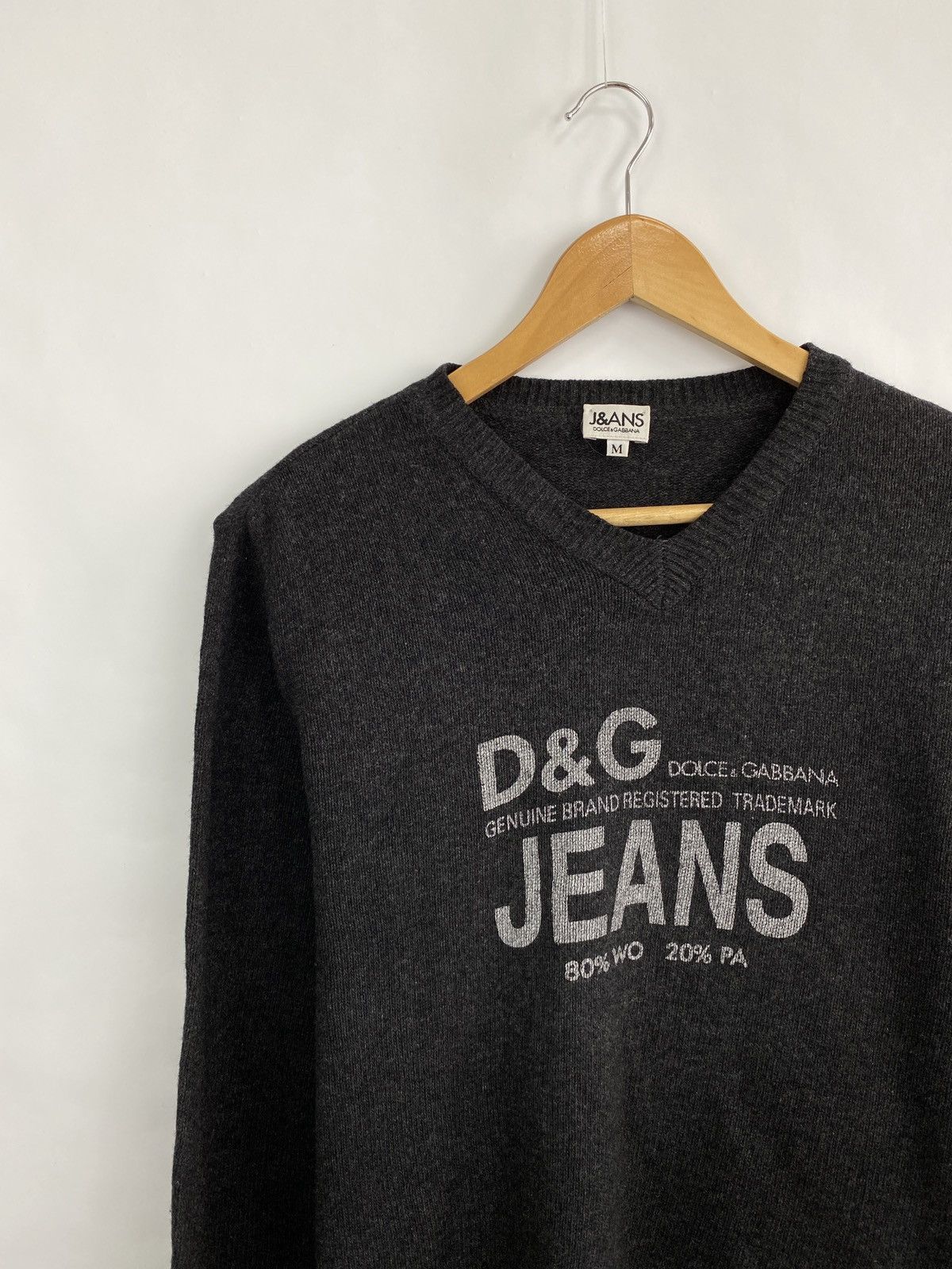 Dolce & Gabbana 🇮🇹 Vintage 90s Dolce Gabbana Sweater made in Italy Rare Retro Size US M / EU 48-50 / 2 - 2 Thumbnail