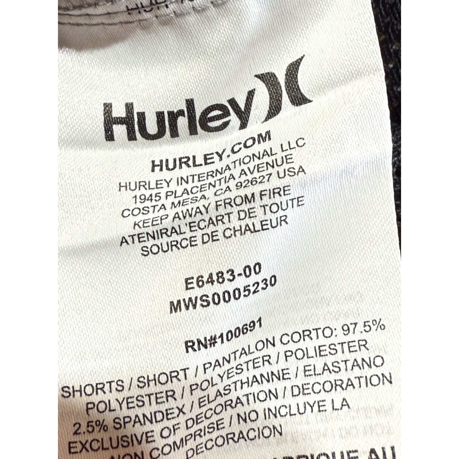 Nike Nike Hurley Mens Shorts Size 40 Gray Striped Lightweight Dri Fit Flex Size US 40 / EU 56 - 5 Thumbnail