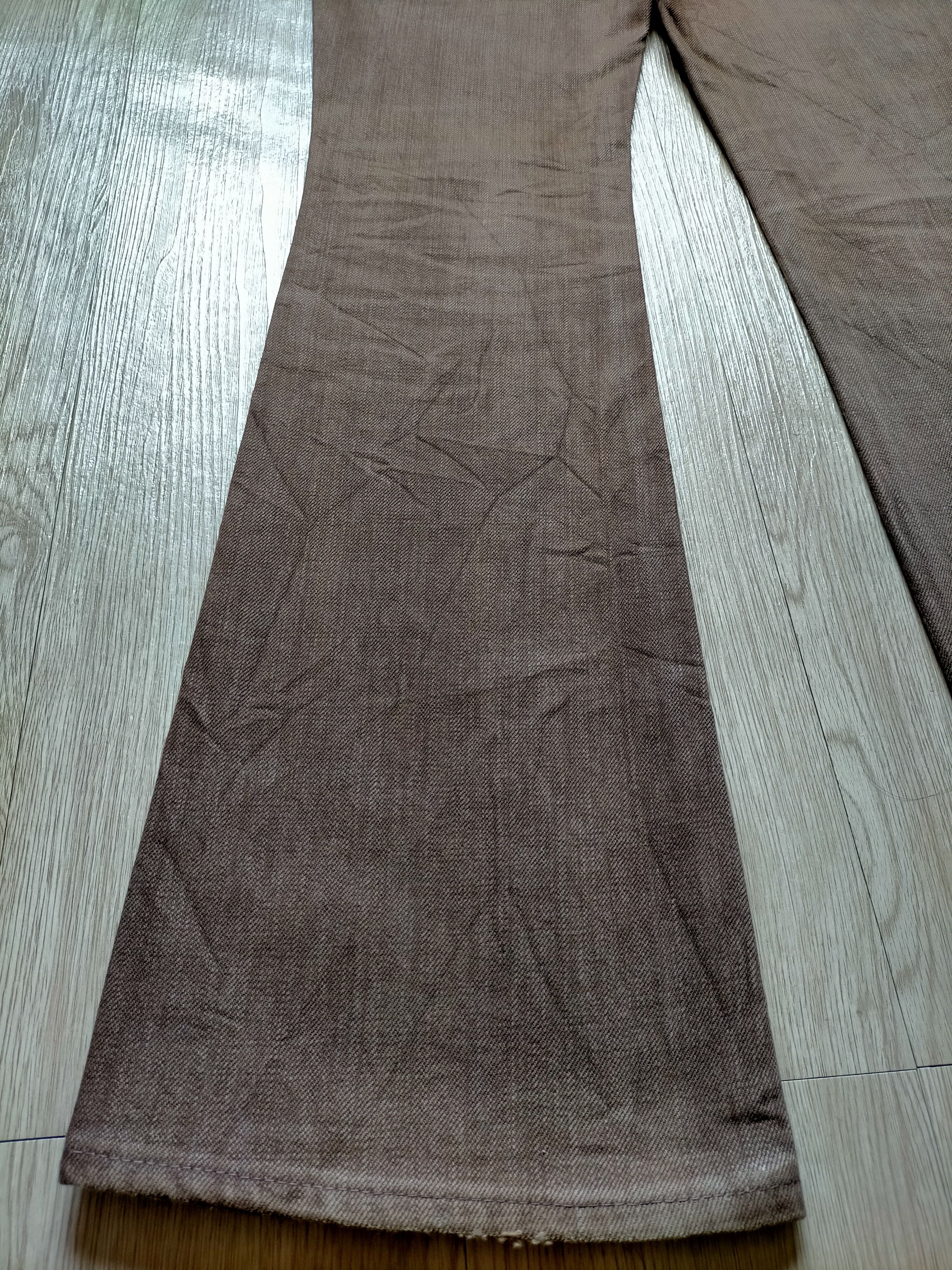 If Six Was Nine Flare Jeans D.M.G Domingo Boot cut Brown Denim Size US 29 - 16 Thumbnail