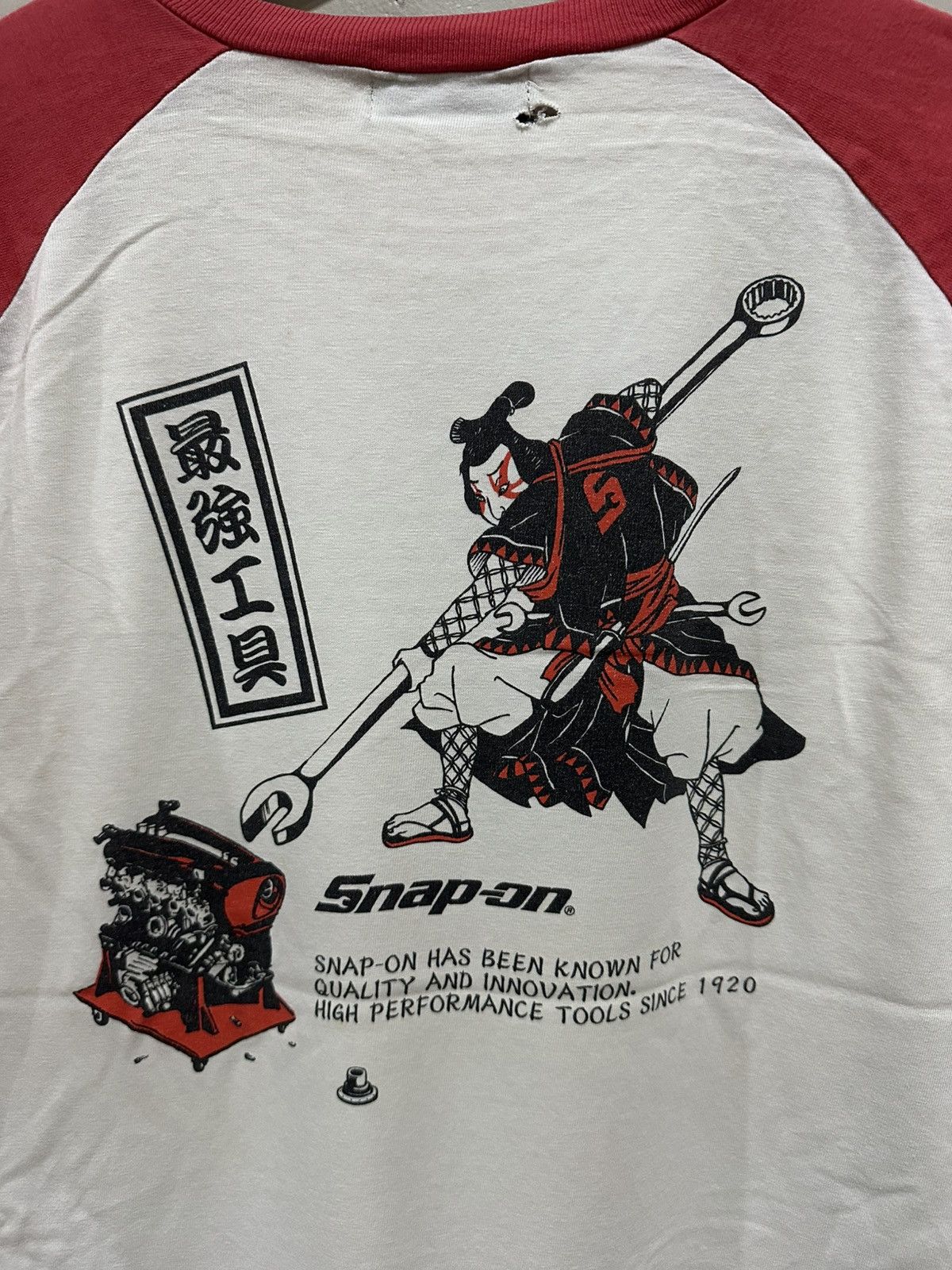 Vintage Vintage x Snap-on x Tshirt Long sleeve Size US M / EU 48-50 / 2 - 8 Thumbnail