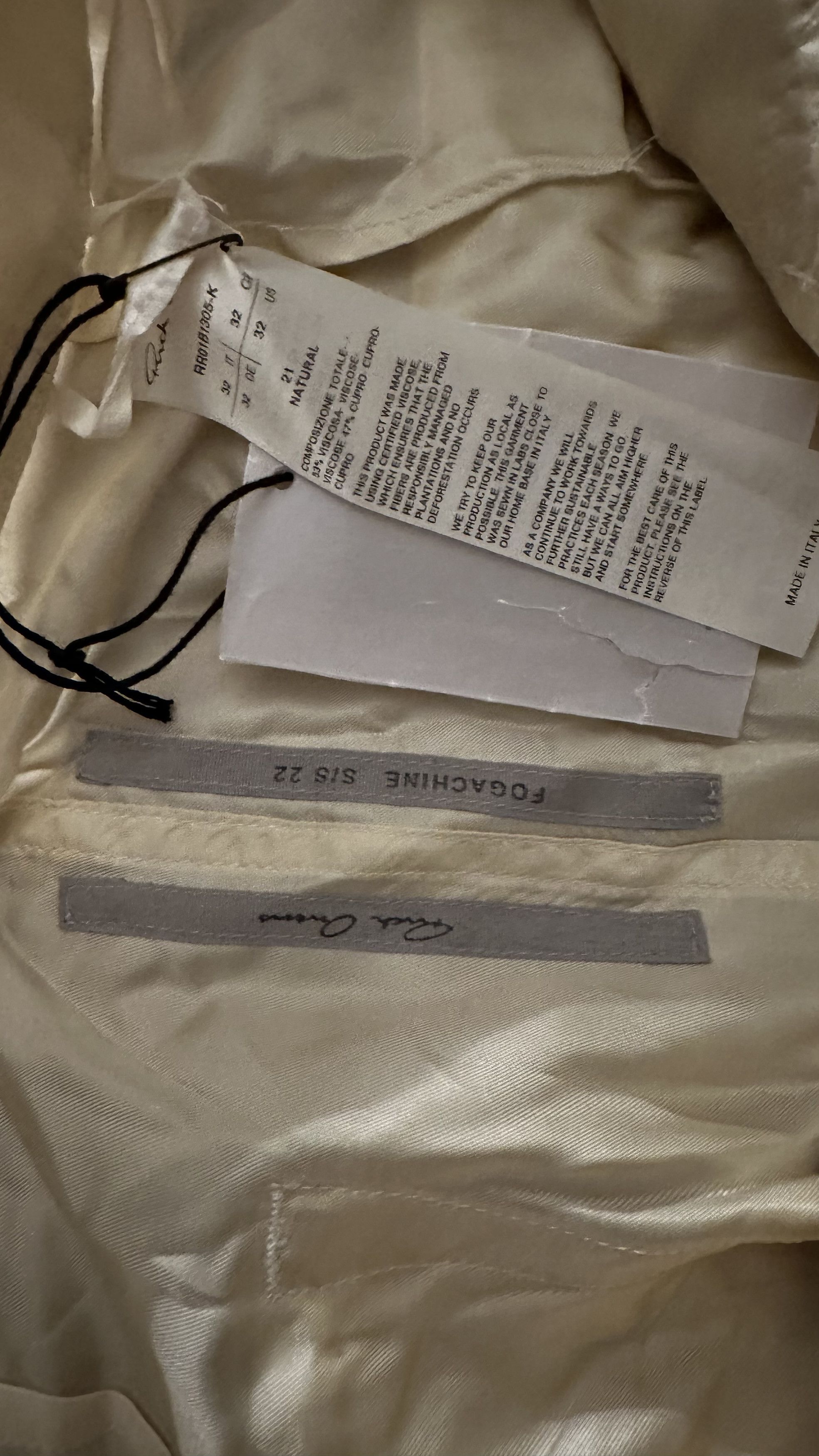 Rick Owens Rick Owens Fogachine SS22 bolan pants Size US 32 / EU 48 - 3 Thumbnail