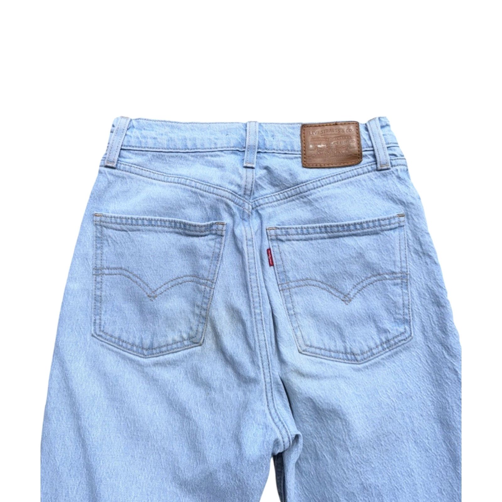 Levi's Levi’s Premium 70s High Slim Straight Light Wash Jeans Womens Size 26 Blue Slim Fit Regular Size 26" / US 2 / IT 38 - 5 Thumbnail