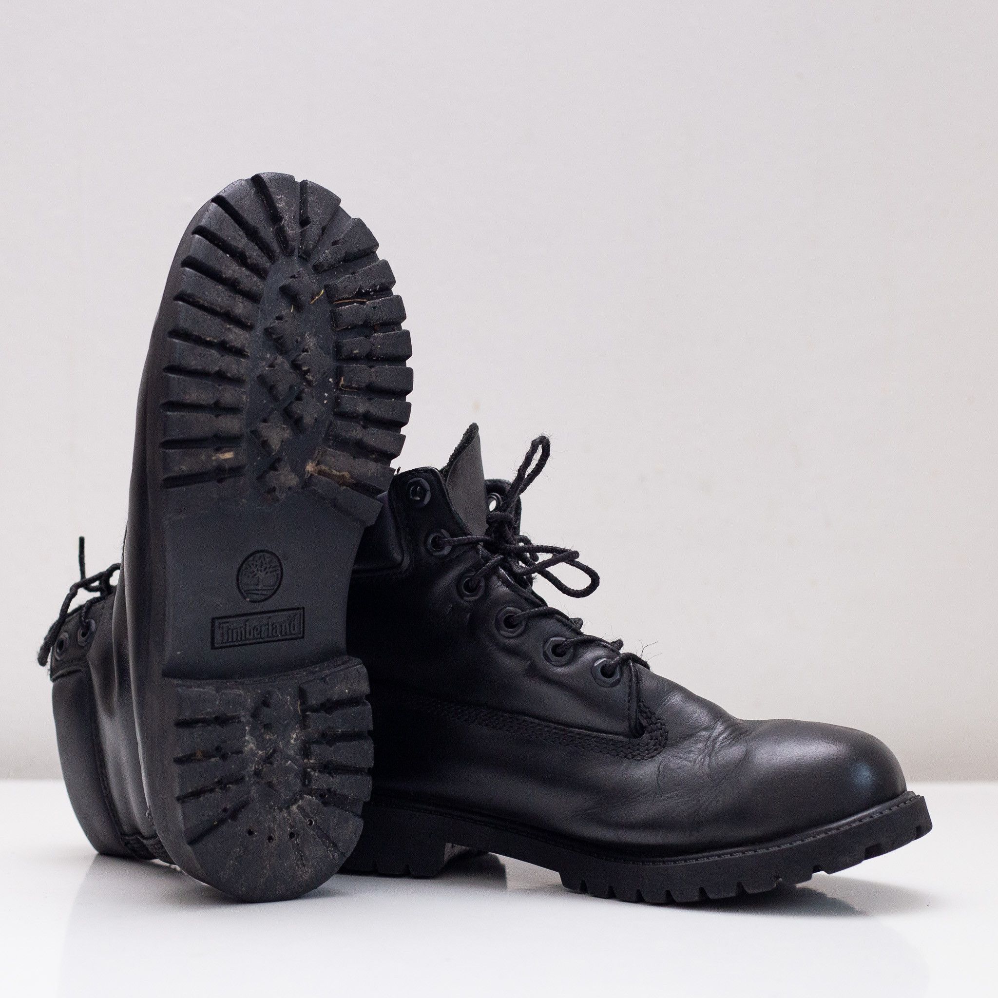 Timberland Timberland Unisex Black Leather Winter Waterproof Boots Size US 6.5 / IT 36.5 - 13 Thumbnail