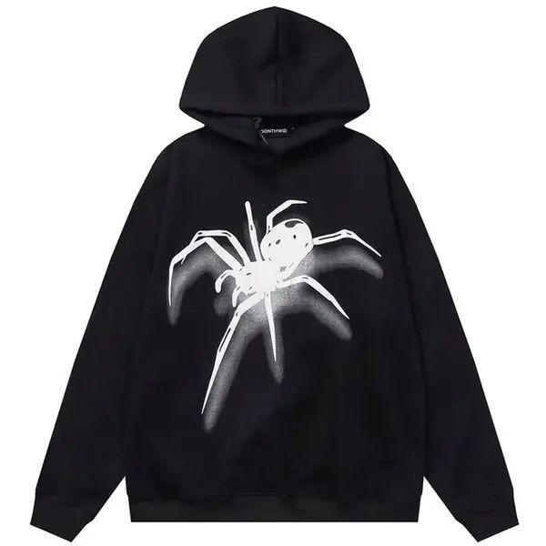 VIBE Y2K hoodie sweatshirt hip-hop Gothic Harajuku style pullover Size US L / EU 52-54 / 3 - 1 Thumbnail