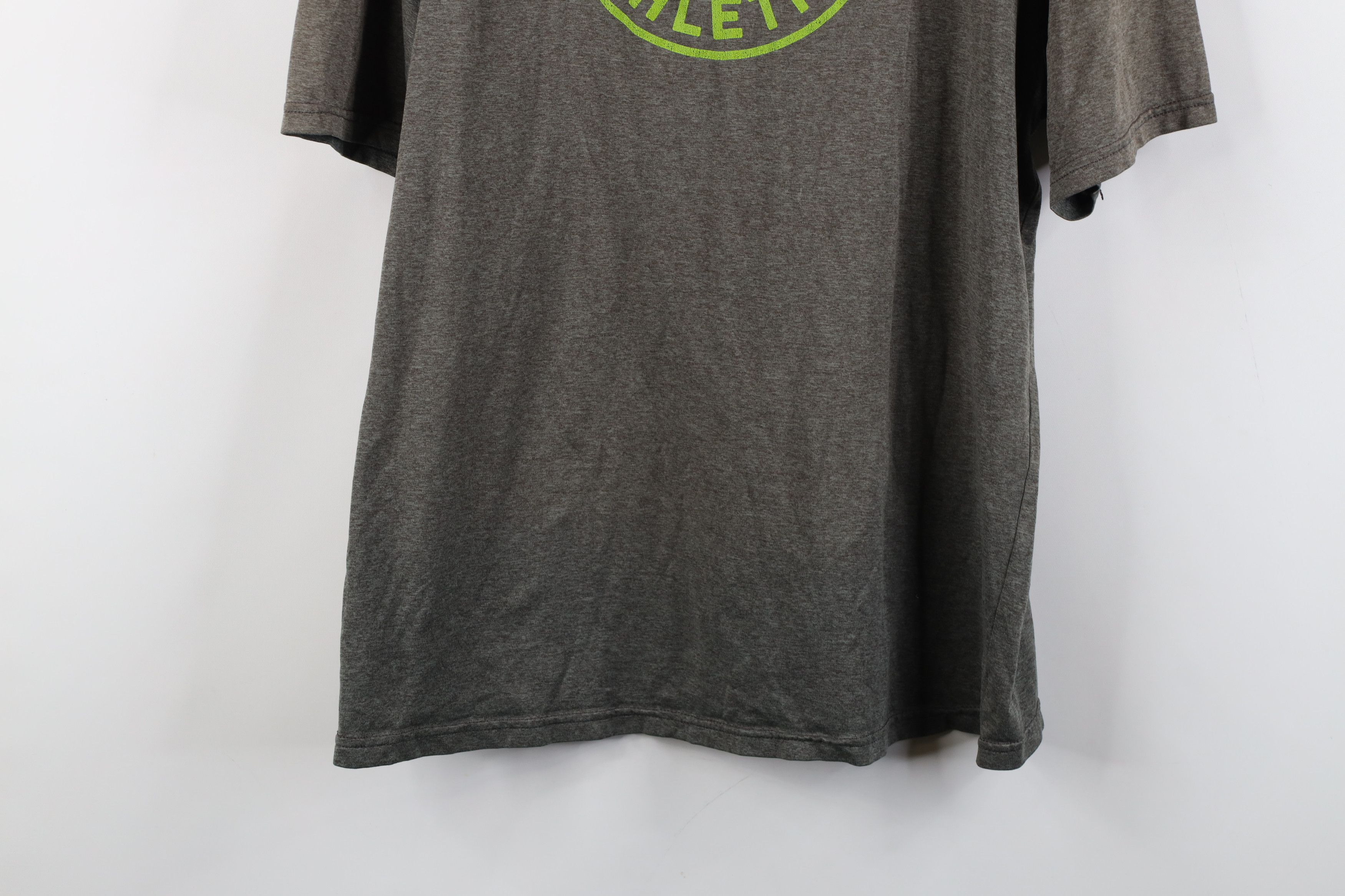 The North Face The North Face Spell Out Short Sleeve T-Shirt Green Gray Size US L / EU 52-54 / 3 - 14 Thumbnail