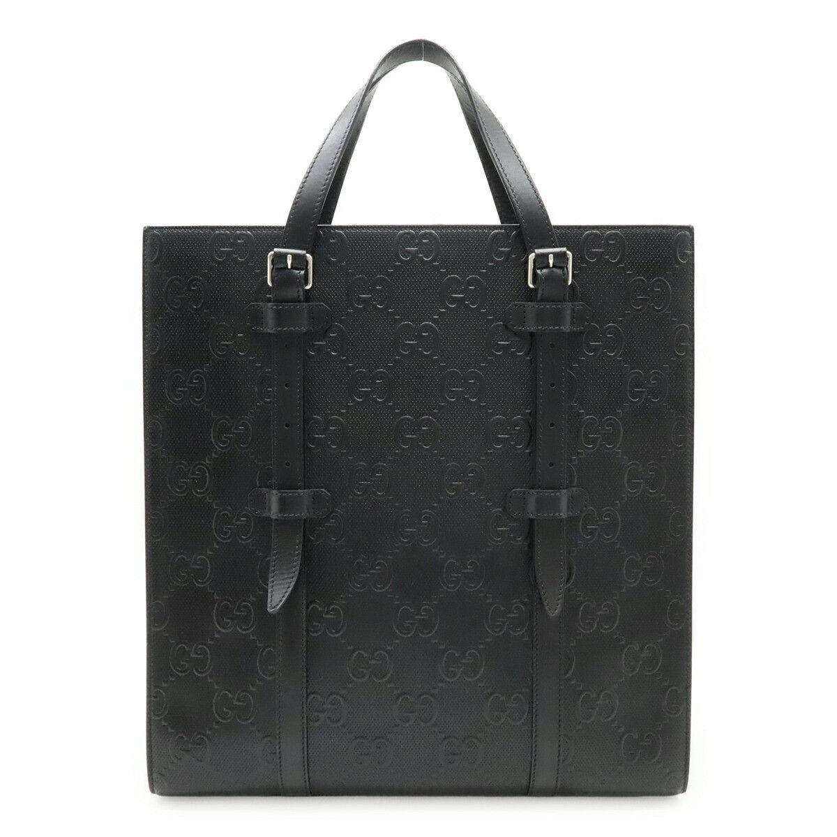 Gucci Gucci Gucci GG Embossed Leather Tote Bag Leather Tote Bag 700421 DUTY FREE for USA Size ONE SIZE - 1 Thumbnail
