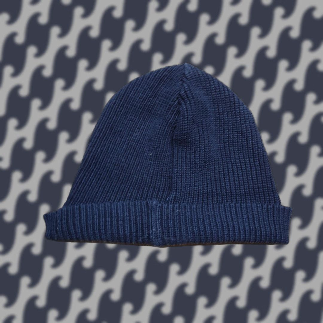 Vintage Deutche Post Beanie Hat One Size Black Plain Ribbed Cuffed Unisex Adults Knit Size ONE SIZE - 1 Thumbnail