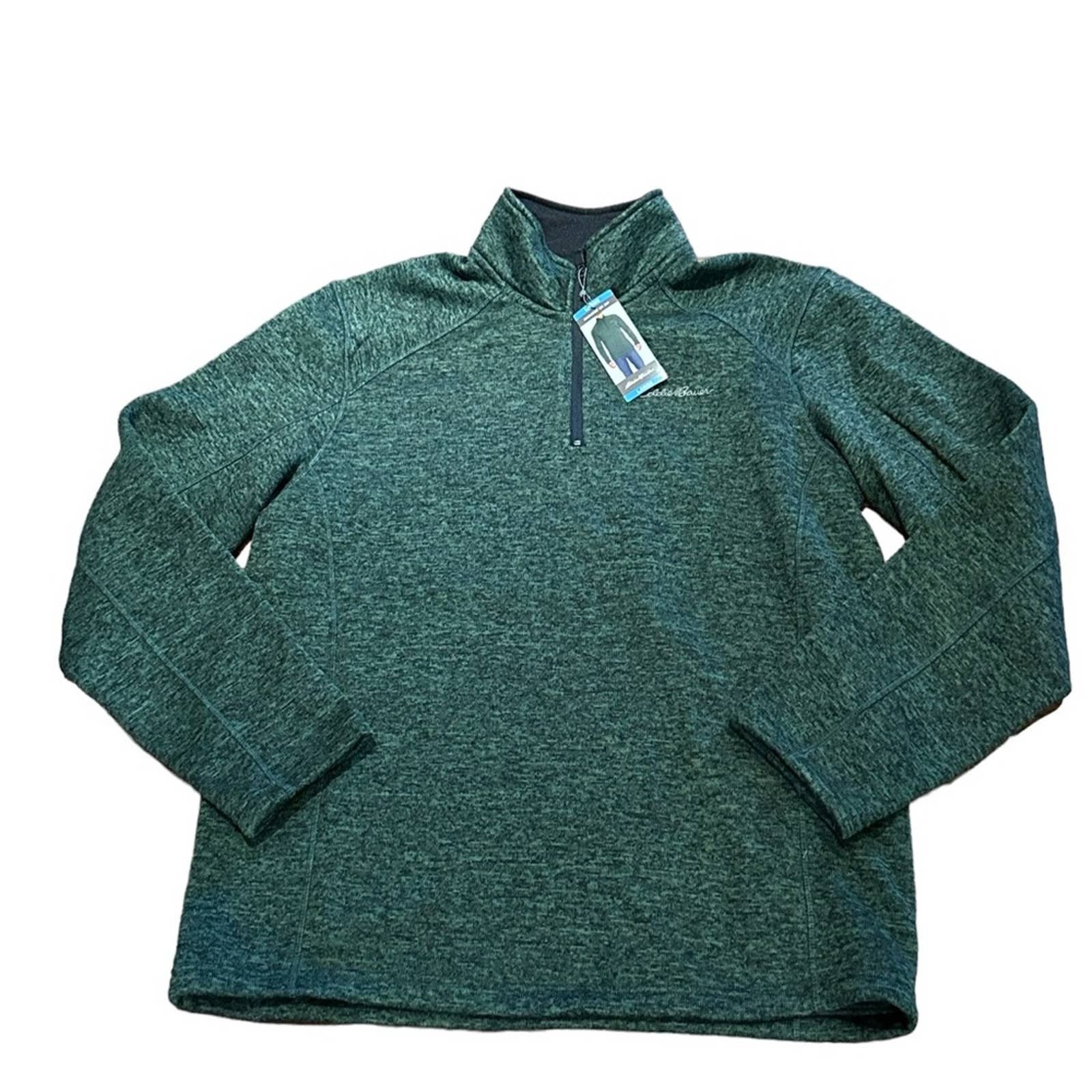 Eddie Bauer Eddie Bauer Radiator Quarter Zip in Dark Green Men Large ...