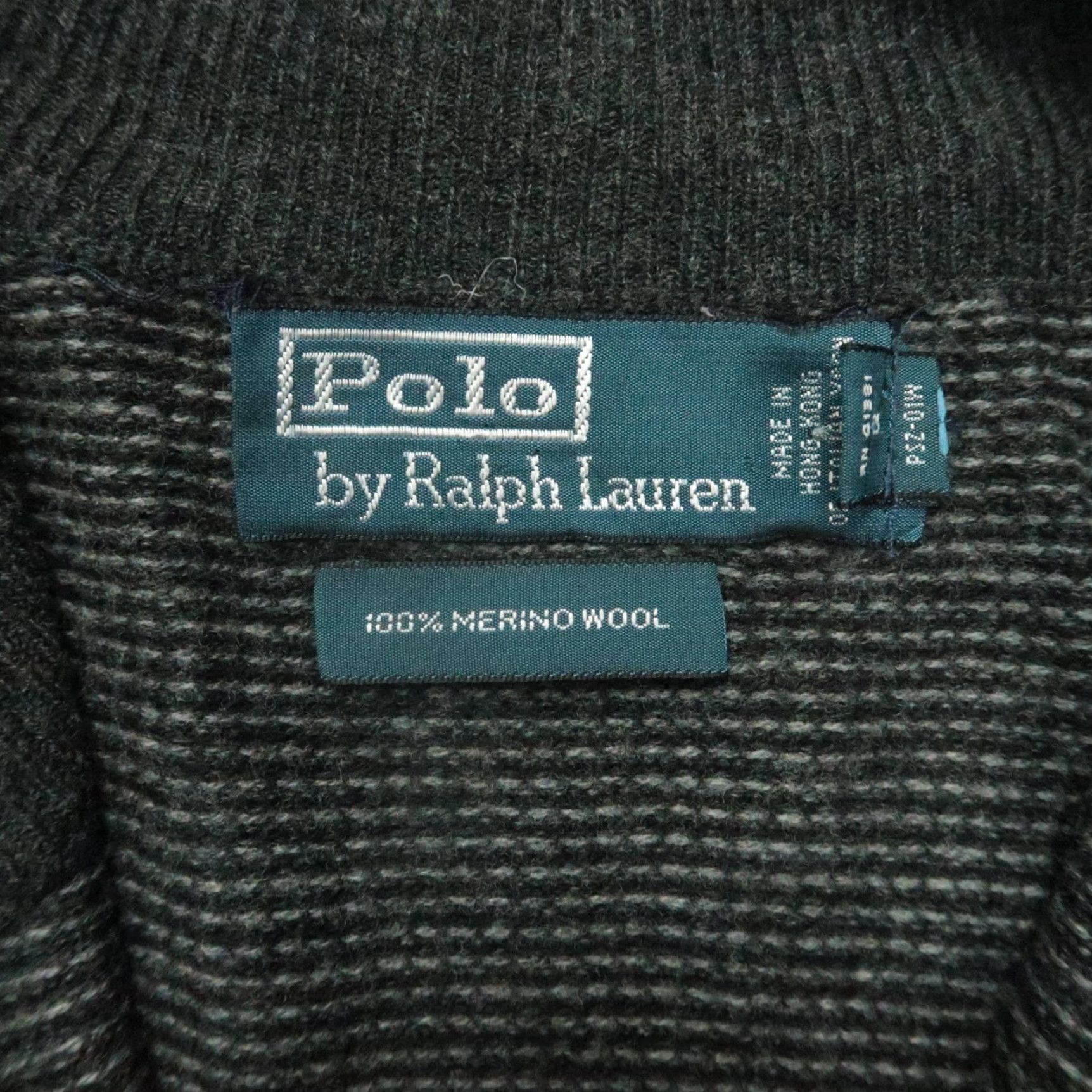 Polo Ralph Lauren VINTAGE Polo Ralph Lauren Sweater Shirt Mens Large Gray 1/4 Zip All Seasons Wool Knitted Pullover Slim L? Size US L / EU 52-54 / 3 - 3 Thumbnail