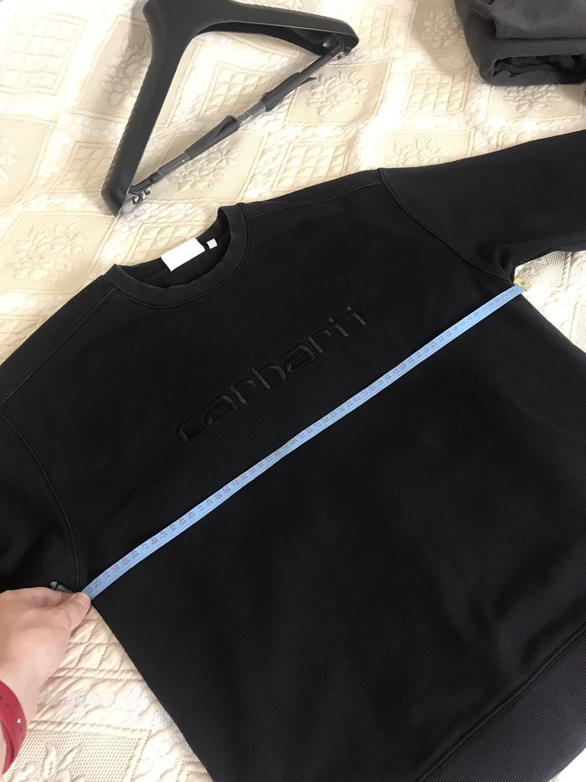 Carhartt × Carhartt Wip 🥷 Vintage Carhartt Big Logo Y2K Sweatshirt Distressed 🔥 Size US S / EU 44-46 / 1 - 12 Thumbnail