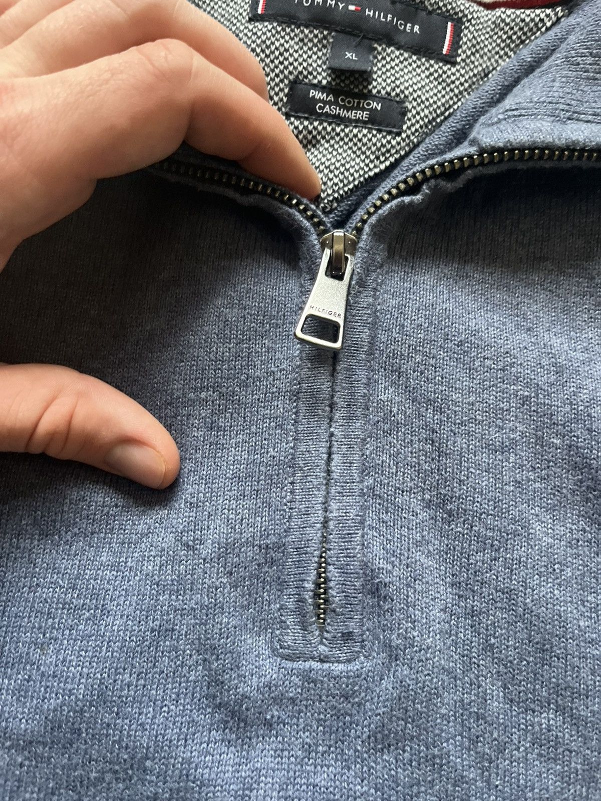 Tommy Hilfiger Tommy Hilfiger Quarter-Zip Knit — Charcoal Size US XL / EU 56 / 4 - 6 Thumbnail